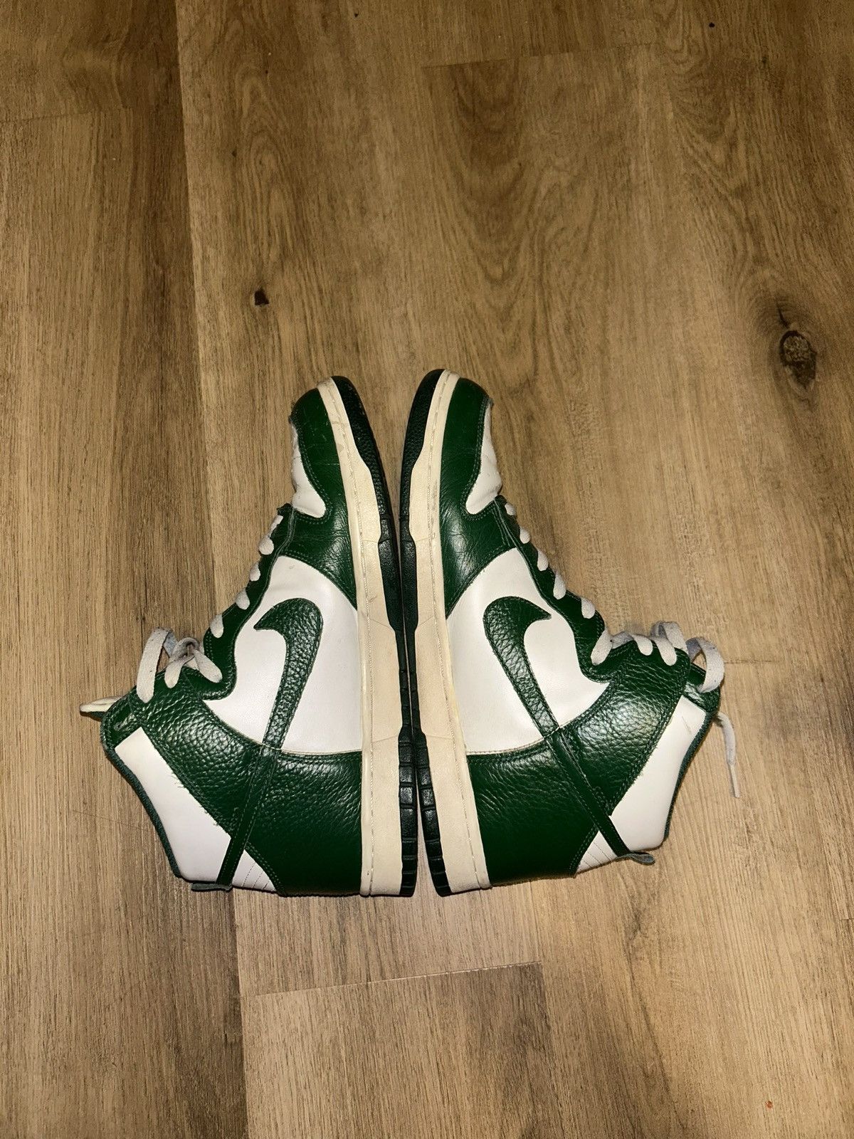 Nike × Vintage Nike dunk high 2011 Gorge green Size US 10 / EU 43 - 2 Thumbnail