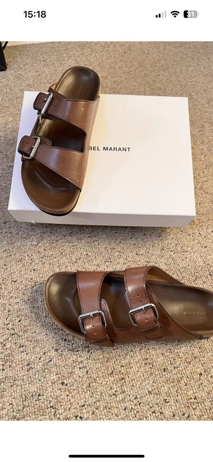 Isabel Marant slides men 43eu/10us