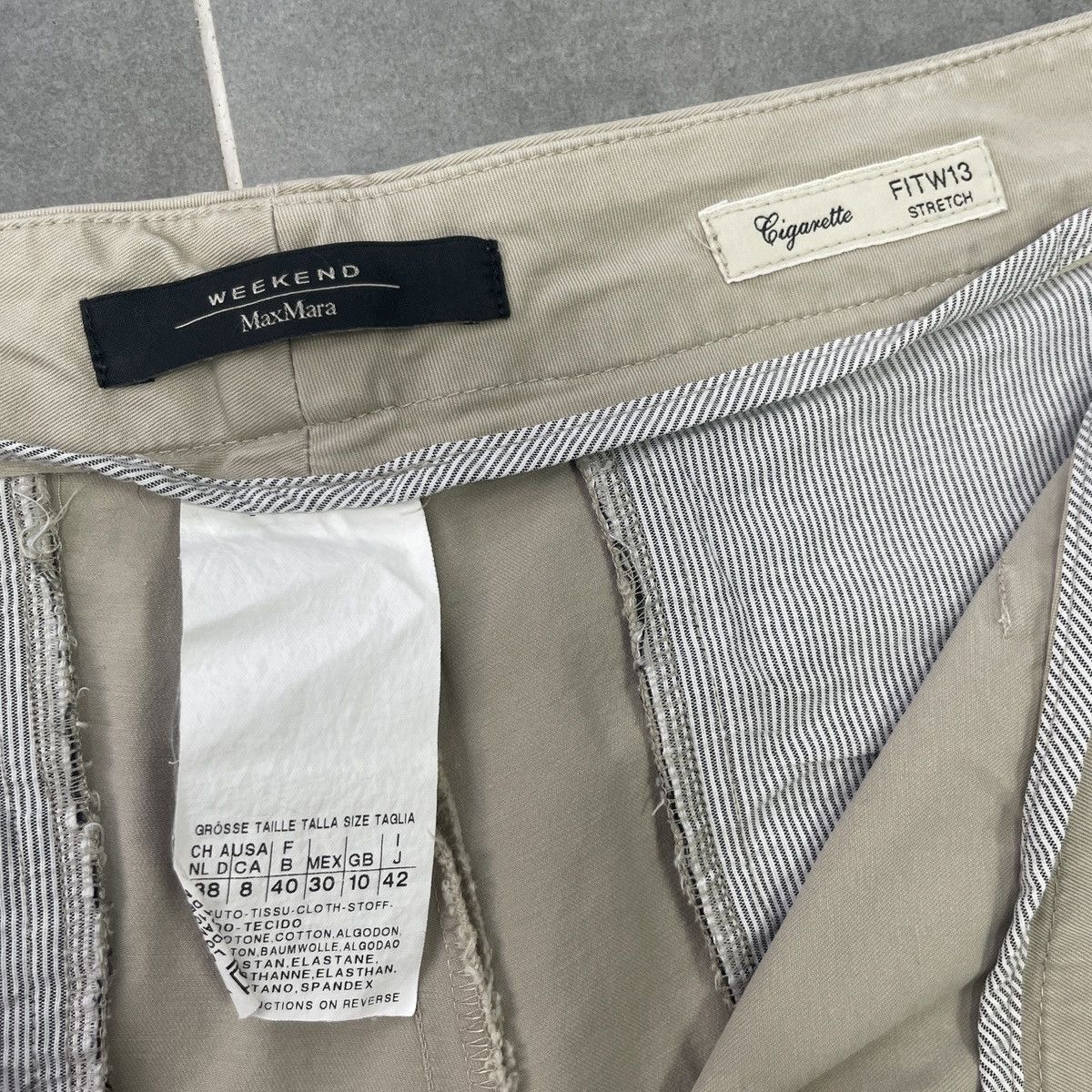 Max Mara Max Mara Weekend Women Pants Size US 8 Size 30" / US 8 / IT 44 - 9 Thumbnail