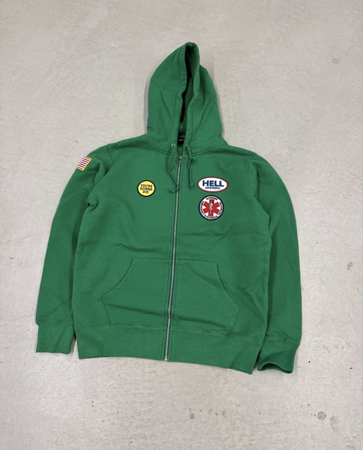 Hysteric Glamour × Supreme Supreme hysteric Glamour patches zip up sweatshirt hoodie Size US M / EU 48-50 / 2 - 1 Thumbnail