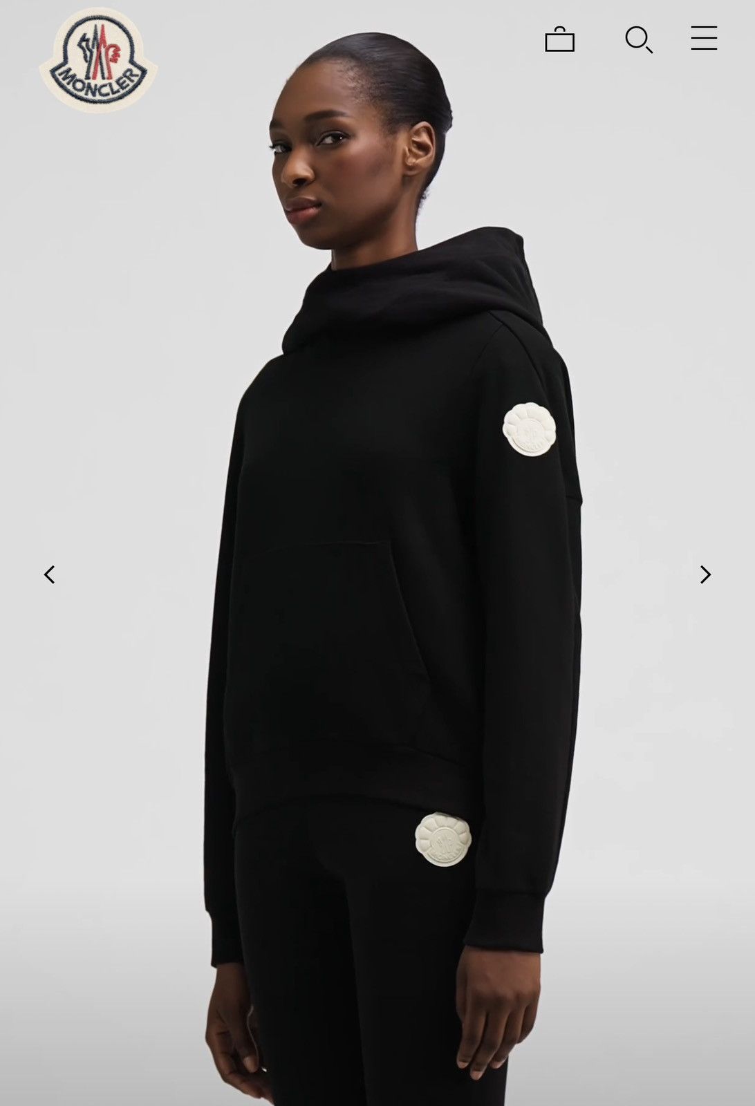 Moncler MONCLER X LULU LI Cropped Hoodie Size US S / EU 44-46 / 1 - 7 Thumbnail