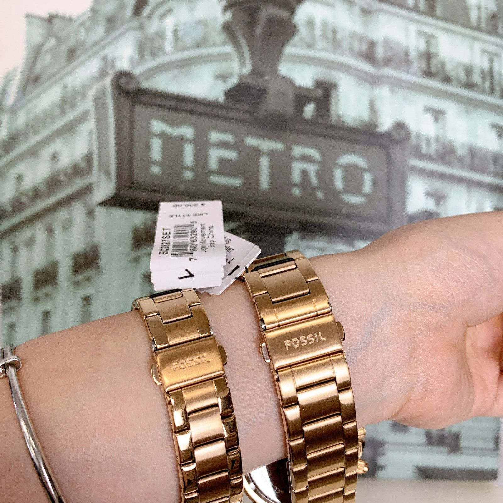 Fossil Fossil BQ2827SET His and Hers Multifunction Rose Gold-Tone Size ONE SIZE - 5 Thumbnail