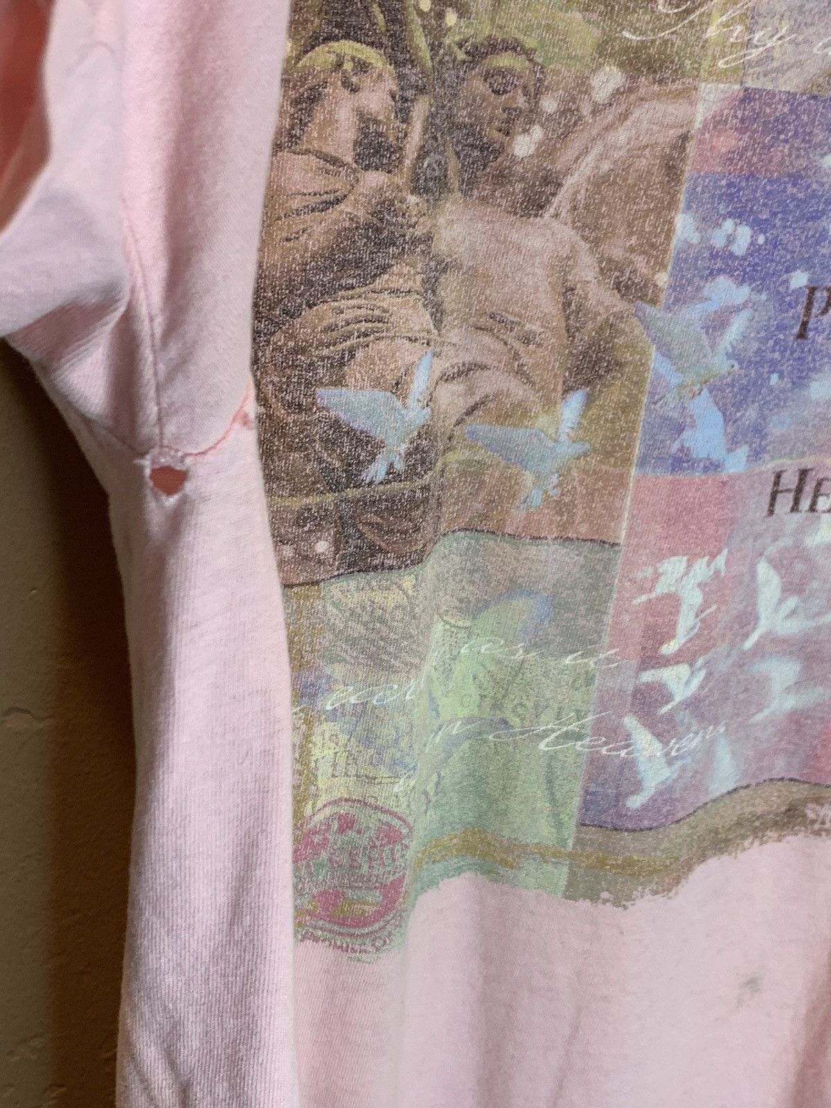 Vintage RARE* Vintage 90’s The Promise Of Heaven Art God Jesus Shirt Size US L / EU 52-54 / 3 - 6 Thumbnail
