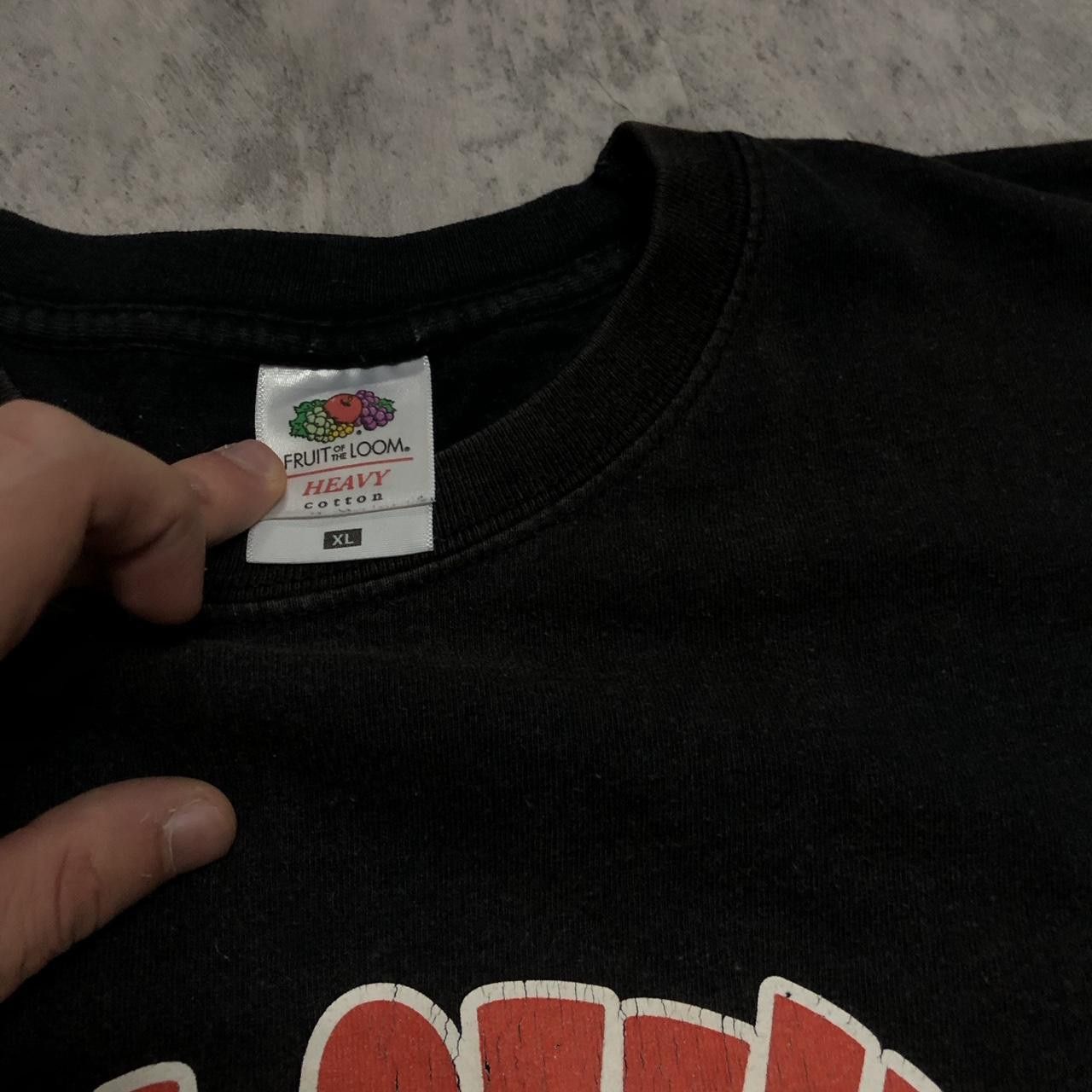 Fruit Of The Loom F*ck off turtle black shirt vintage Size US XL / EU 56 / 4 - 3 Thumbnail
