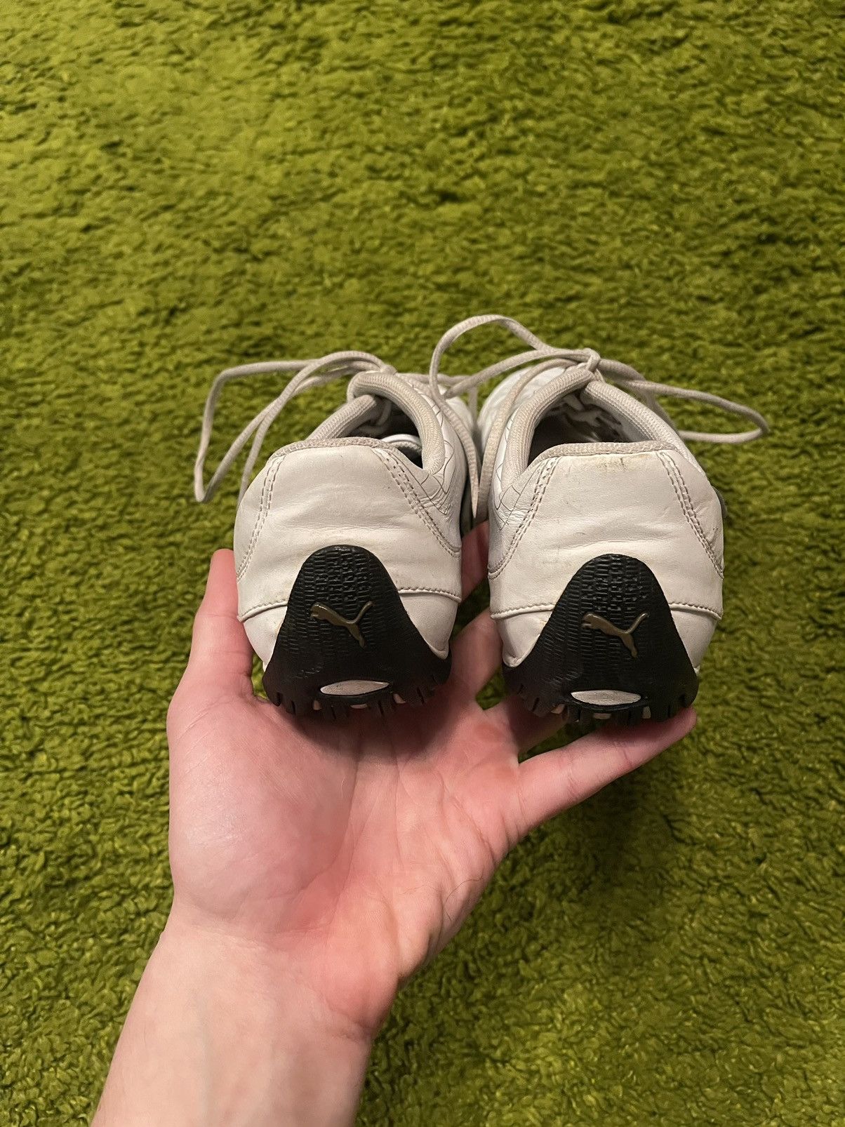 Puma × Vintage Puma 2000s vintage real leather sneakers Y2K Size US 8.5 / EU 41-42 - 5 Thumbnail