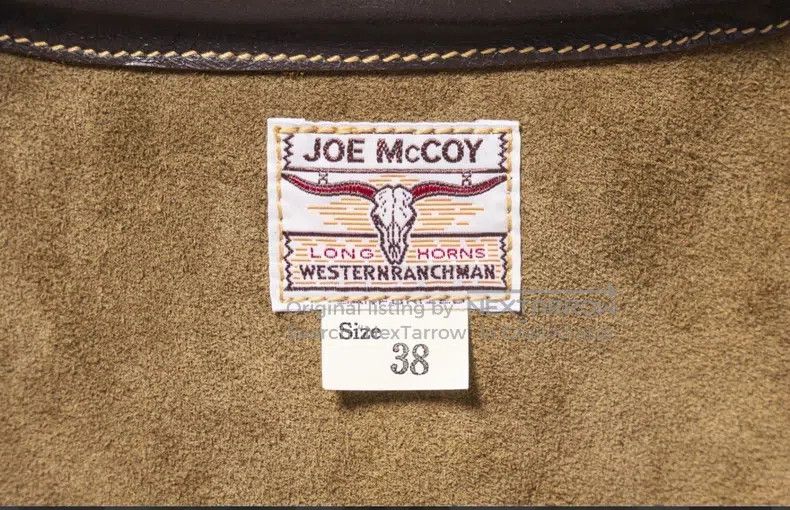 Other The Real McCoys Western jacket calfskin suede collar Size US M / EU 48-50 / 2 - 3 Thumbnail
