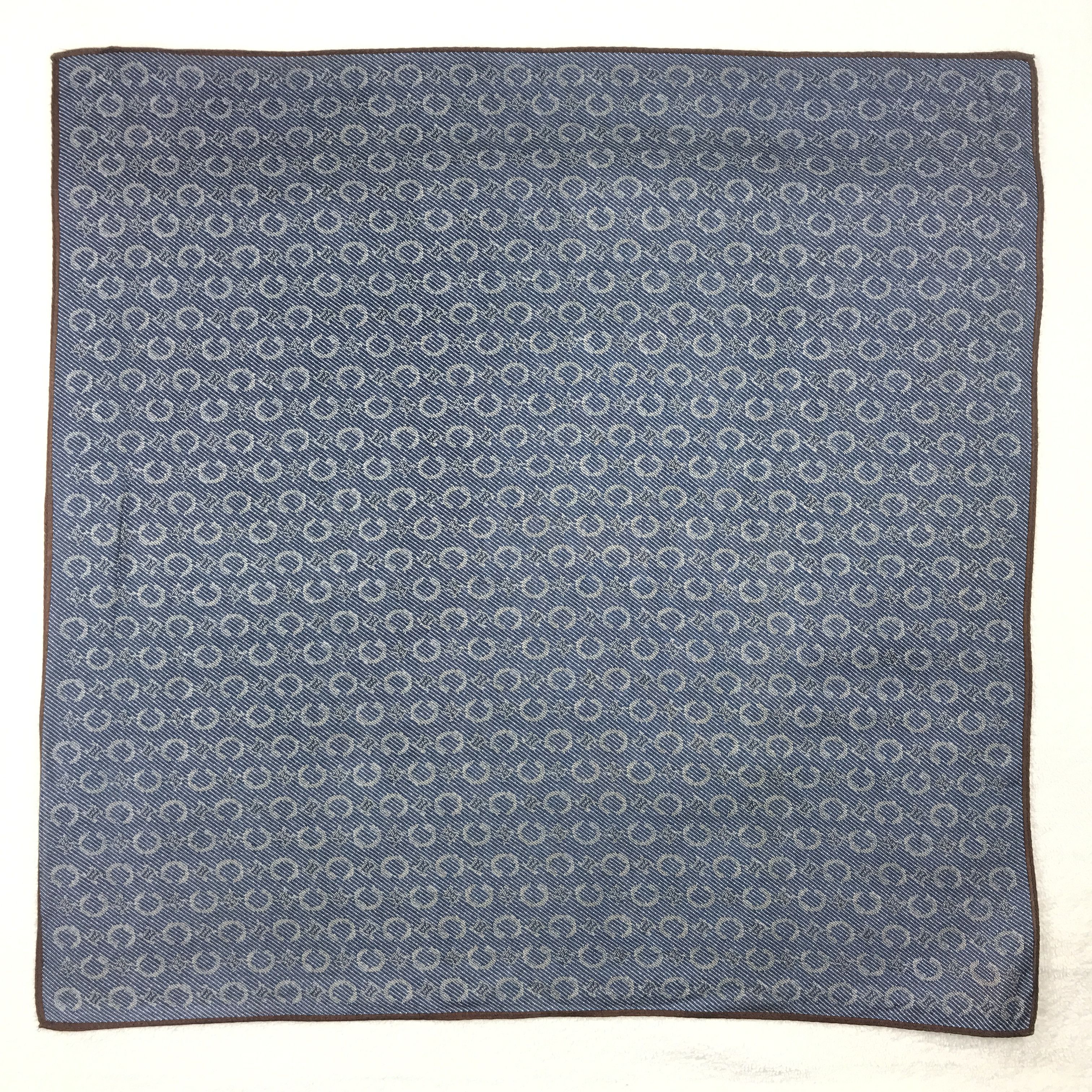 Celine × Vintage Vintage Celine Monogram Bandana Neckerchief Handkerchief Size ONE SIZE - 1 Thumbnail