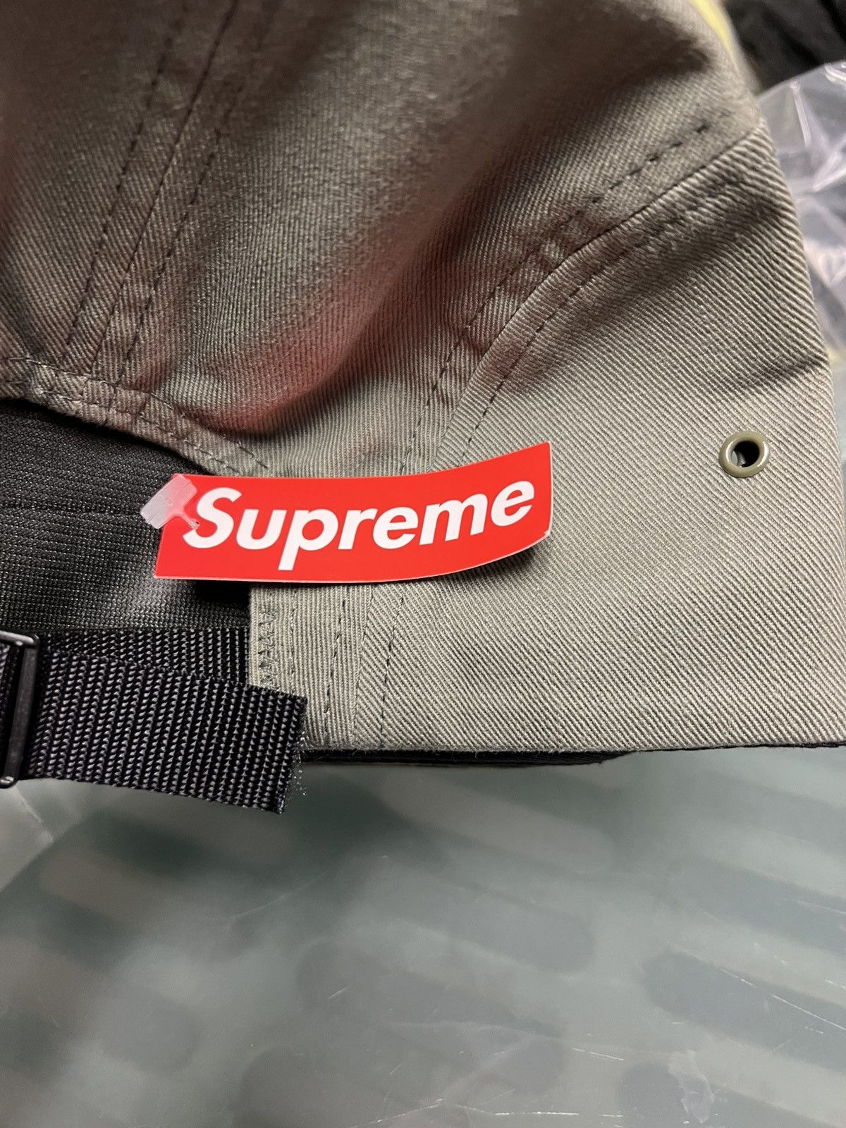 Supreme FW11 Supreme Safari Leopard Olive Box Logo 5 Panel Camp Cap Size ONE SIZE - 7 Thumbnail