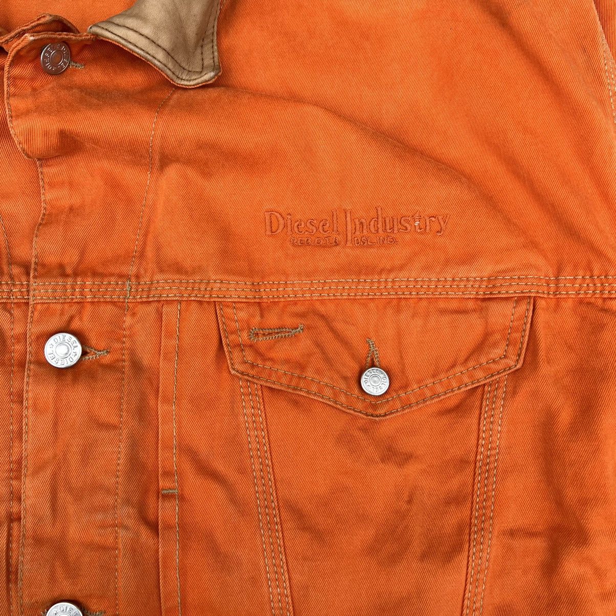 Diesel × Vintage Vintage 90s Diesel Denim Jacket Size US L / EU 52-54 / 3 - 9 Thumbnail