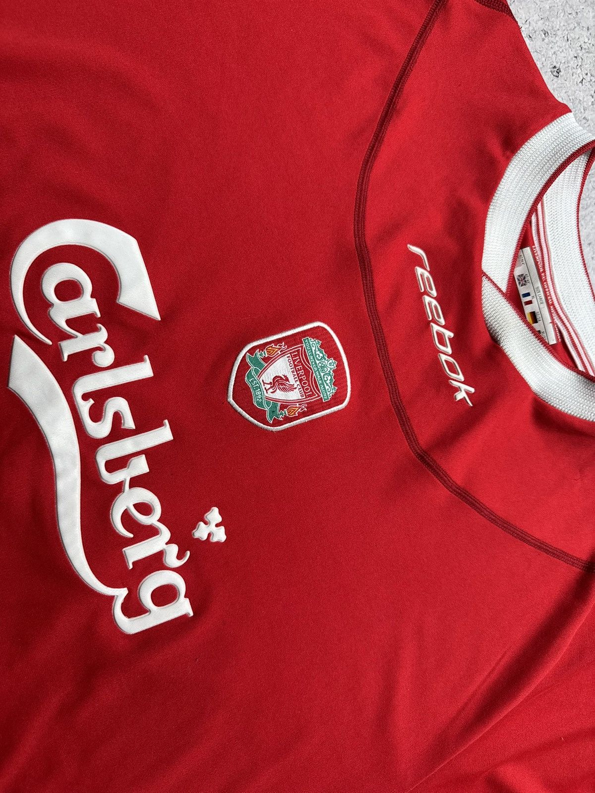 Reebok Reebok FC Liverpool 2002/2004 Vintage Soccer Jersey Shirt Size US XL / EU 56 / 4 - 5 Thumbnail