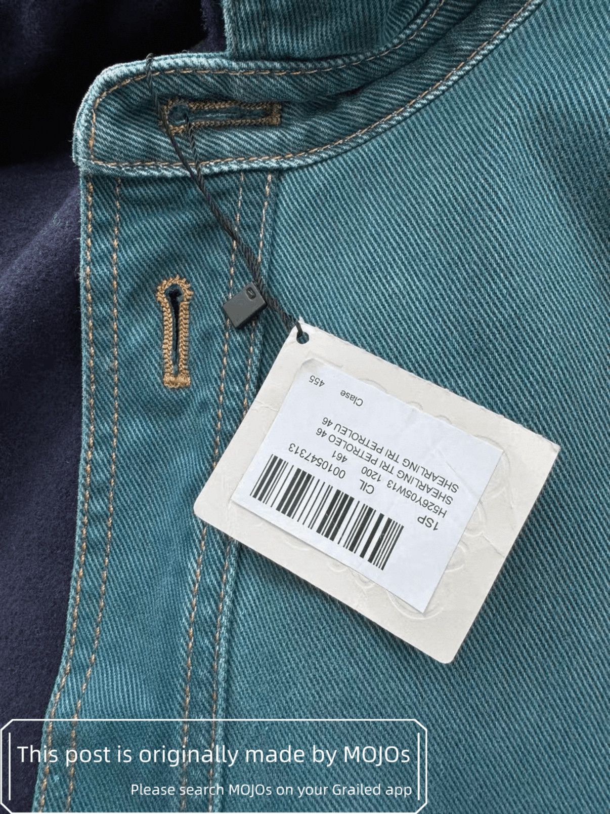 Loewe Sz 46 Loewe Leather Logo Patch Work Parka mojos135612 Size US S / EU 44-46 / 1 - 4 Thumbnail