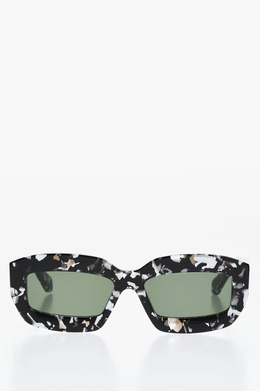 Off-White og1mm0426 Size: OS / Oval Sunglasses in White & Black Size ONE SIZE - 1 Thumbnail