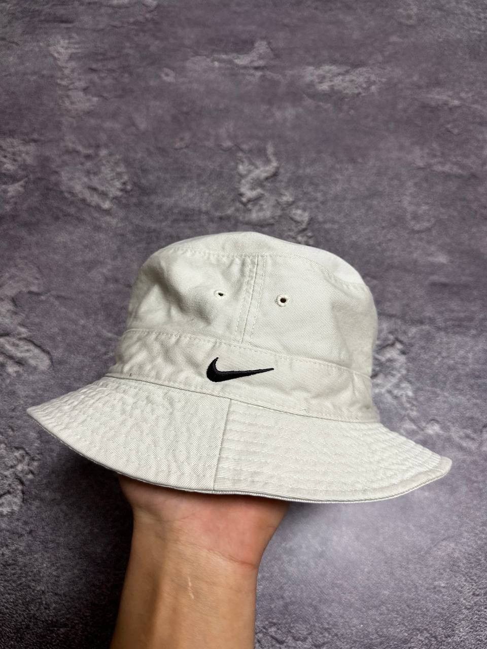 Nike × Vintage VERY RARE NIKE PANAMA HATS SWOOSH BIG LOGO DRILL Y2K 90s SK8 Size ONE SIZE - 3 Thumbnail