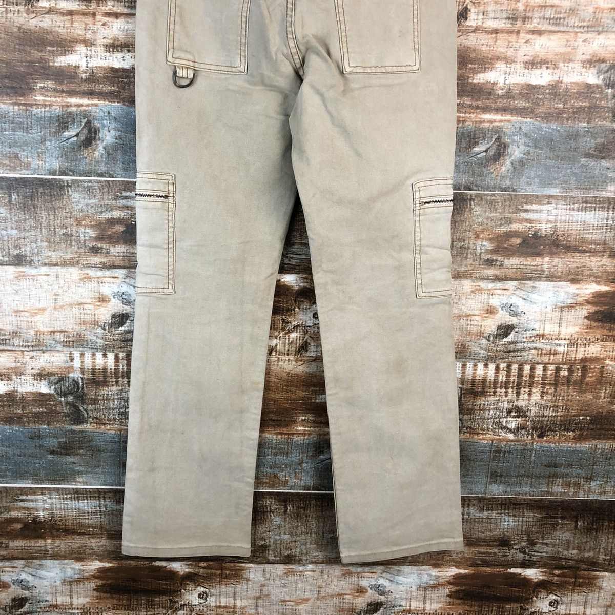 Japanese Brand Ru Jeans Brown Cargo Multipocket Pants #A2527 Size 27" / US 4 / IT 40 - 17 Thumbnail