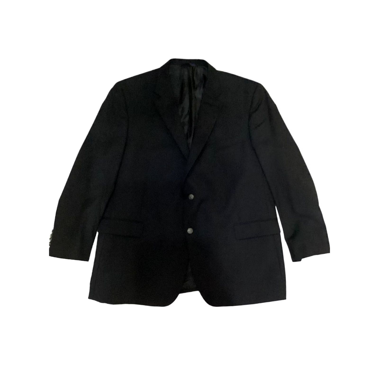 Brooks Brothers 346 Brooks Brothers Suit Coat Mens 50 Black Wool Tuxedo Jacket Regular Formal Suit Jacket Size 50R - 2 Thumbnail