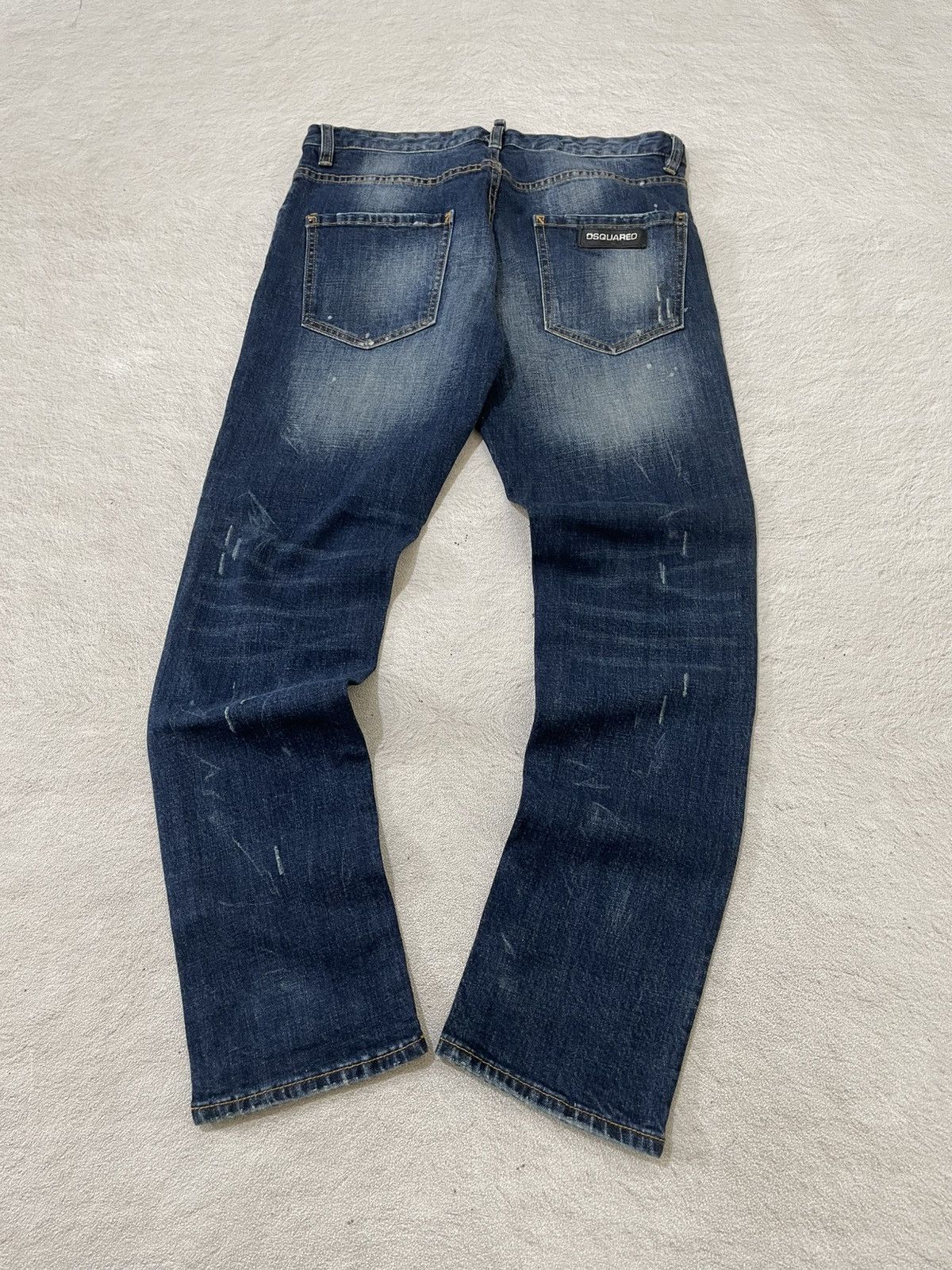 Japanese Brand 00s Dsquared Archival Mudwash Denim Distressed Y2K Japan Size US 33 - 8 Thumbnail