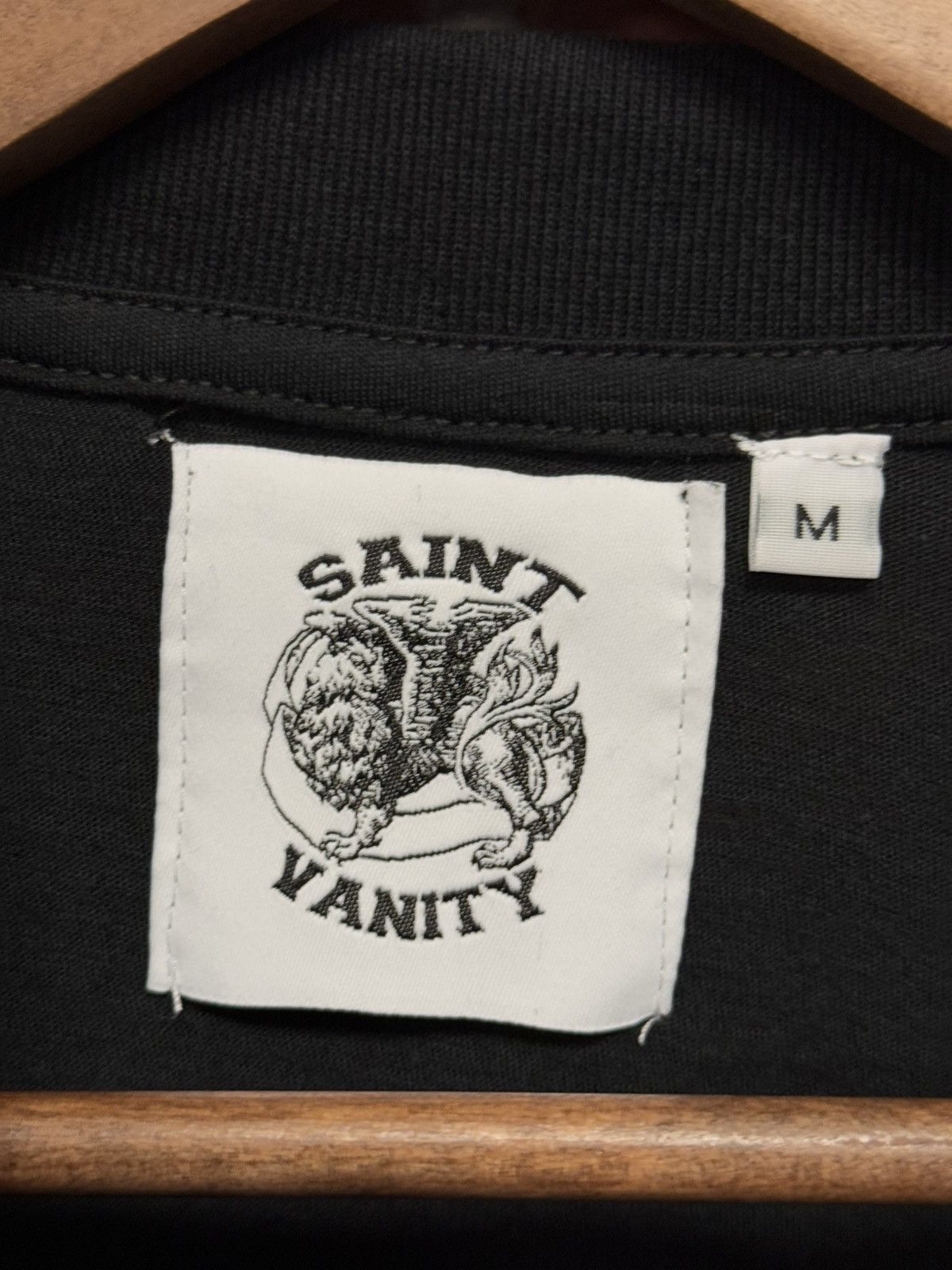 Saint Vanity Saint Vanity Monochromatic Tee Shirt Black Size M (NEW) Size US M / EU 48-50 / 2 - 6 Thumbnail