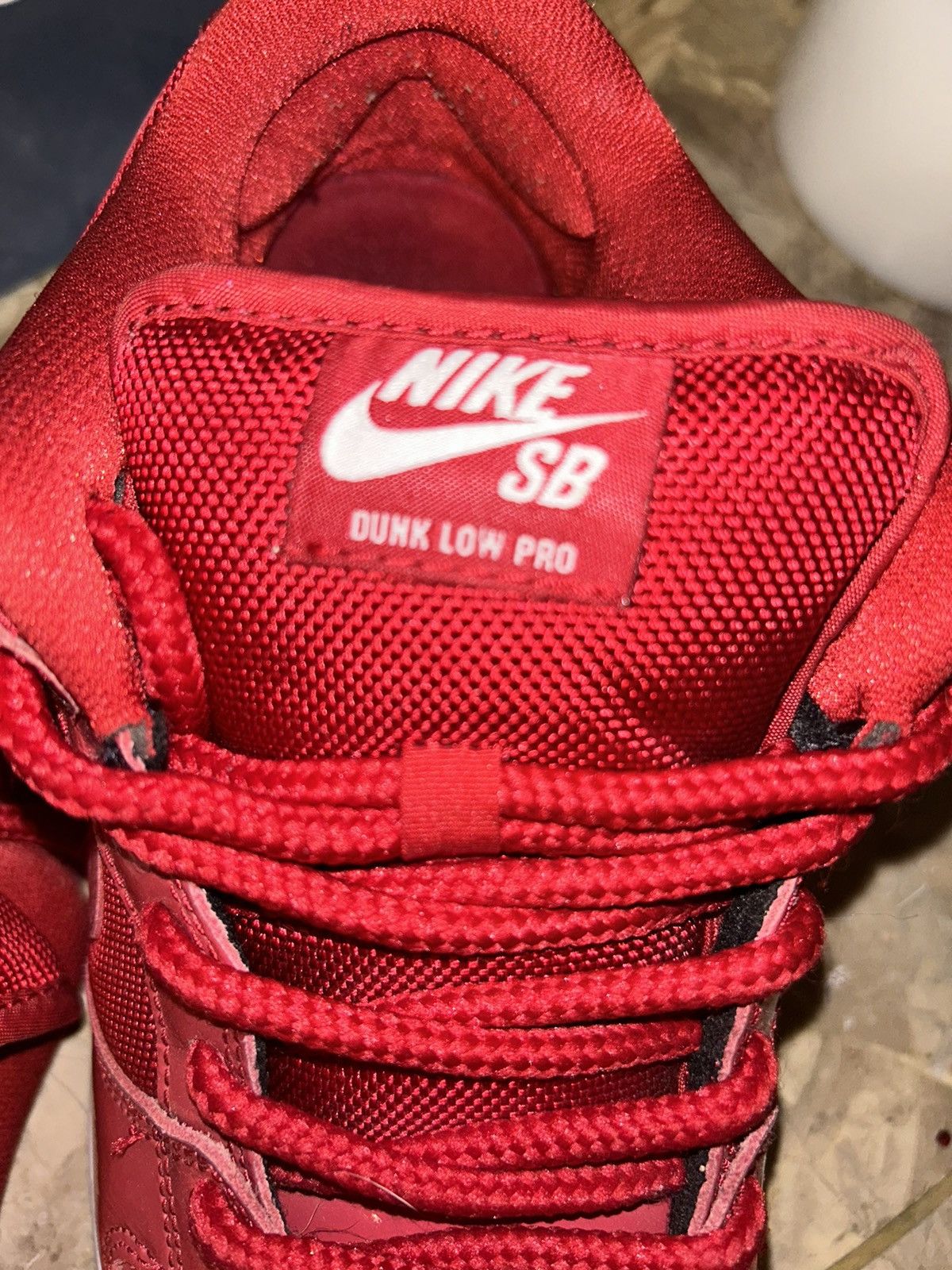 Nike Dunk Low Pro SB ‘red patent leather’ Size US 8 / EU 41 - 4 Thumbnail