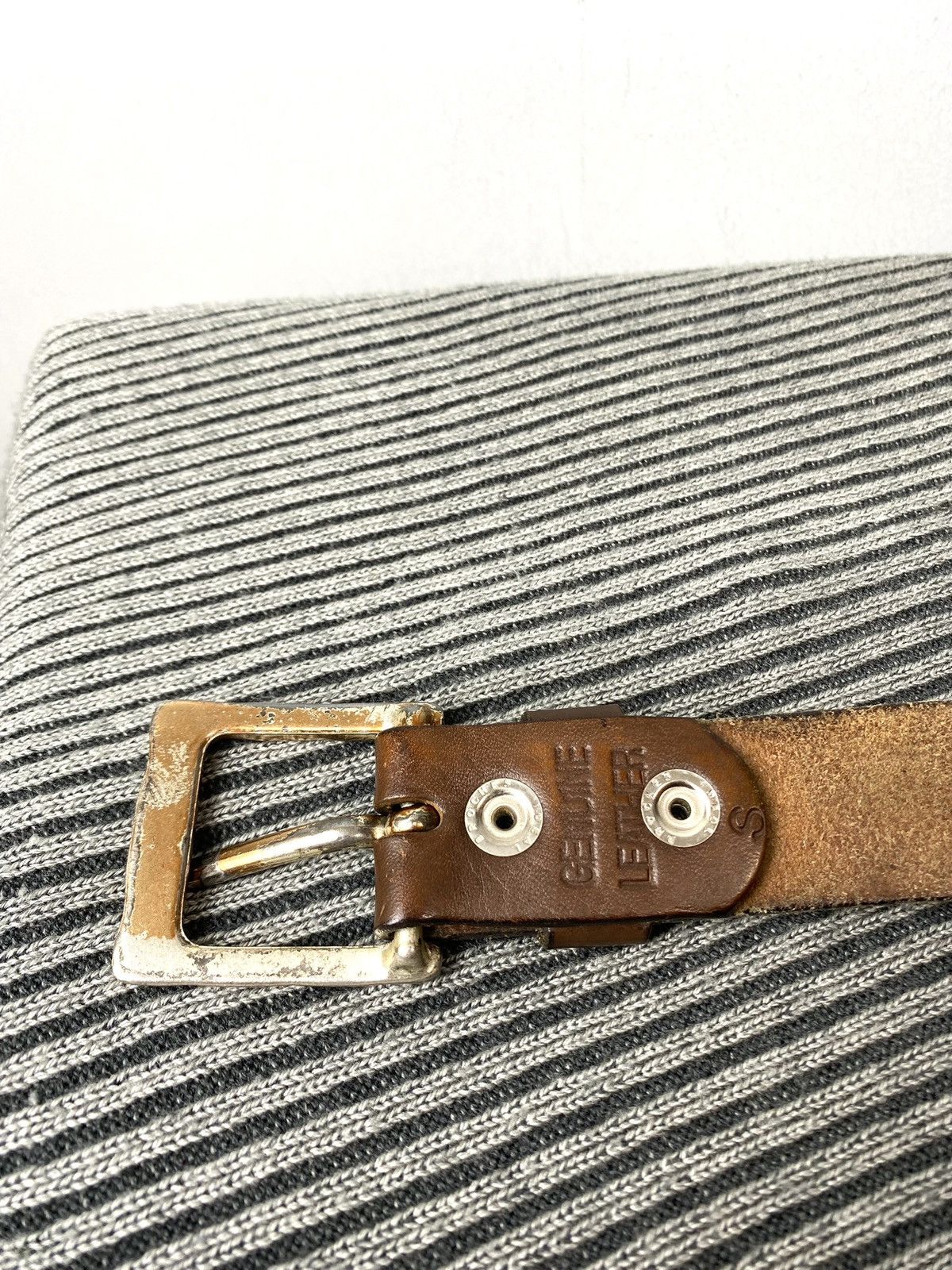 Cowboy Equipment Rare! Vintage USA Leather Belt Western Cowboy Style Texas Size ONE SIZE - 5 Thumbnail