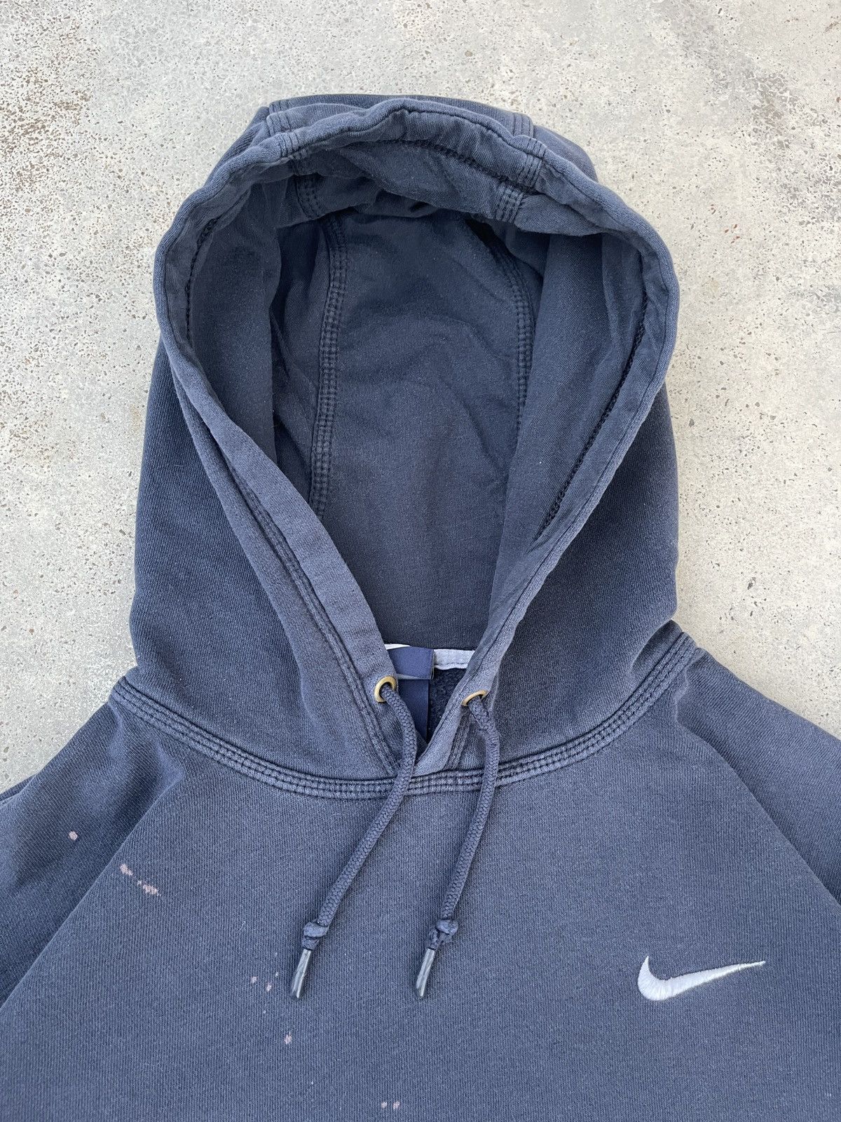 Nike × Vintage Vintage Nike Small Swoosh Pullover Hoodie Size US L / EU 52-54 / 3 - 9 Thumbnail