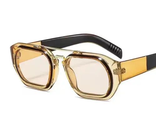 Electric Visual Yellow Frame Retro Style Sunglasess Size ONE SIZE - 3 Thumbnail