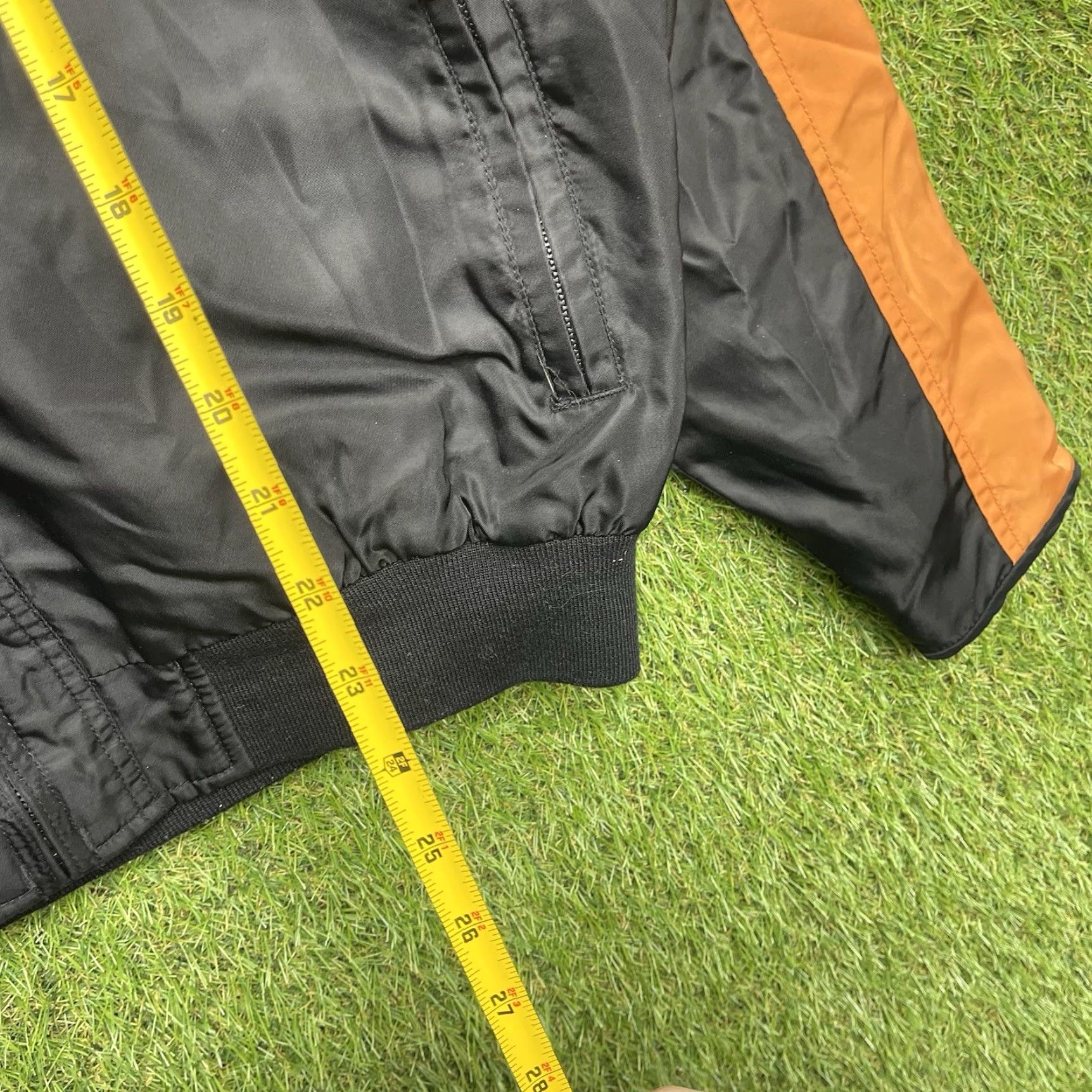 Harley Davidson Harley-Davidson Nylon Jacket Mens M Black Orange Softshell Zip Riding Racing Logo Back Size US M / EU 48-50 / 2 - 6 Thumbnail