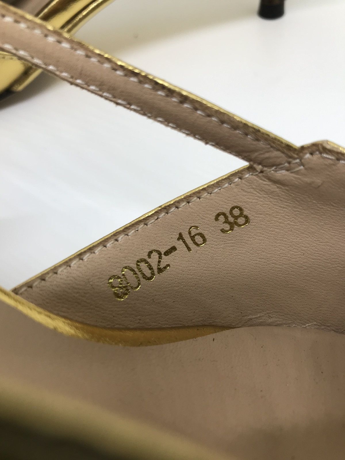 Gucci Gucci GG Crystal Bamboo Unia Heels Size US 8 / IT 38 - 9 Thumbnail