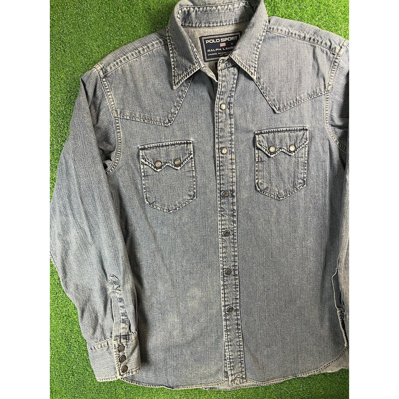 Ralph Lauren Sport Vintage Polo Sport Ralph Lauren Medium Western Flannel Shirt Size US M / EU 48-50 / 2 - 1 Thumbnail