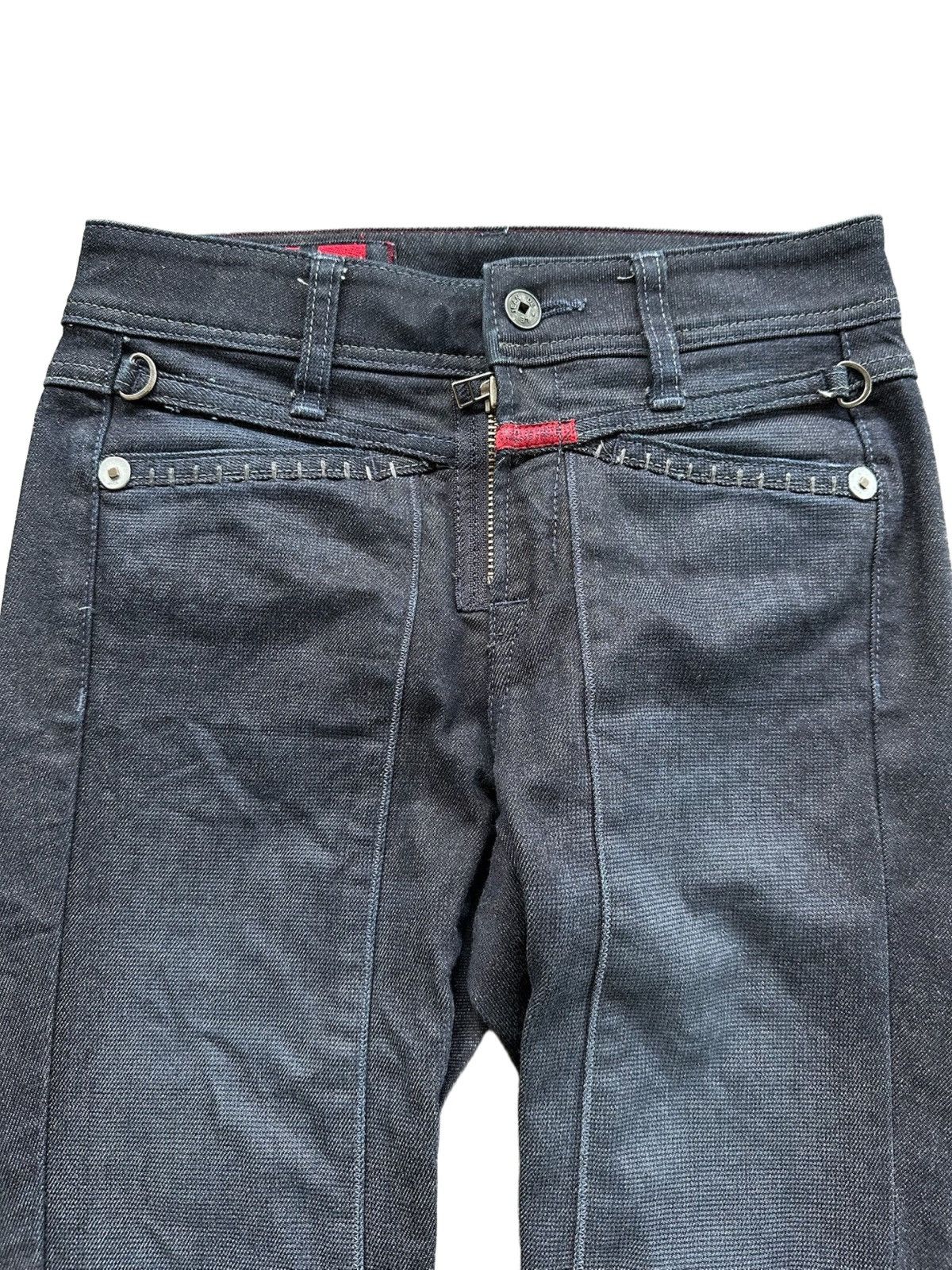 Marithe + Francois Girbaud MFG Marithe Francois Girbaud Skinny Jeans Button Back Style Size US 26 / EU 42 - 2 Thumbnail