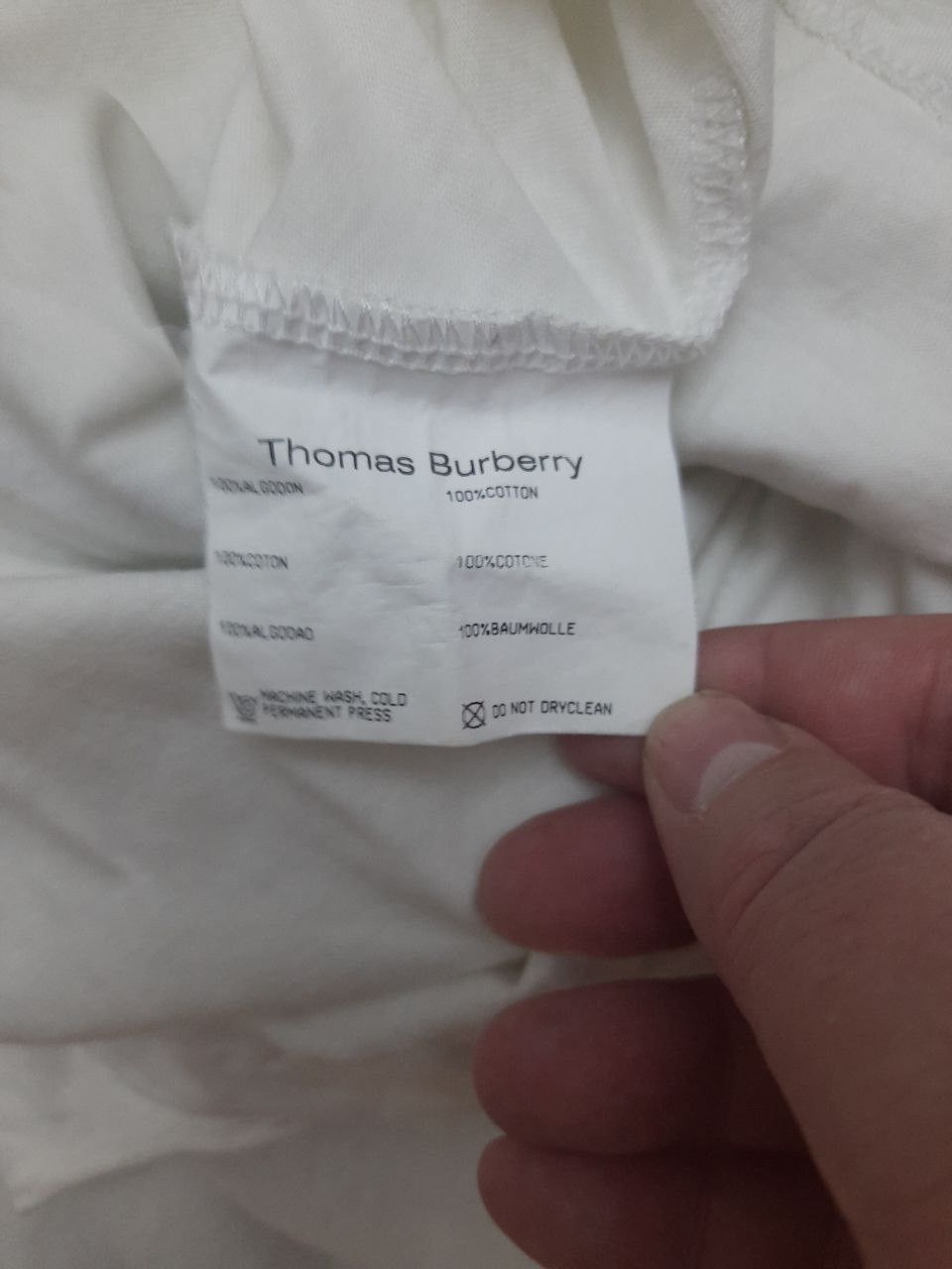 Burberry Thomas Burberry T-Shirt Y2K Size US XL / EU 56 / 4 - 13 Thumbnail