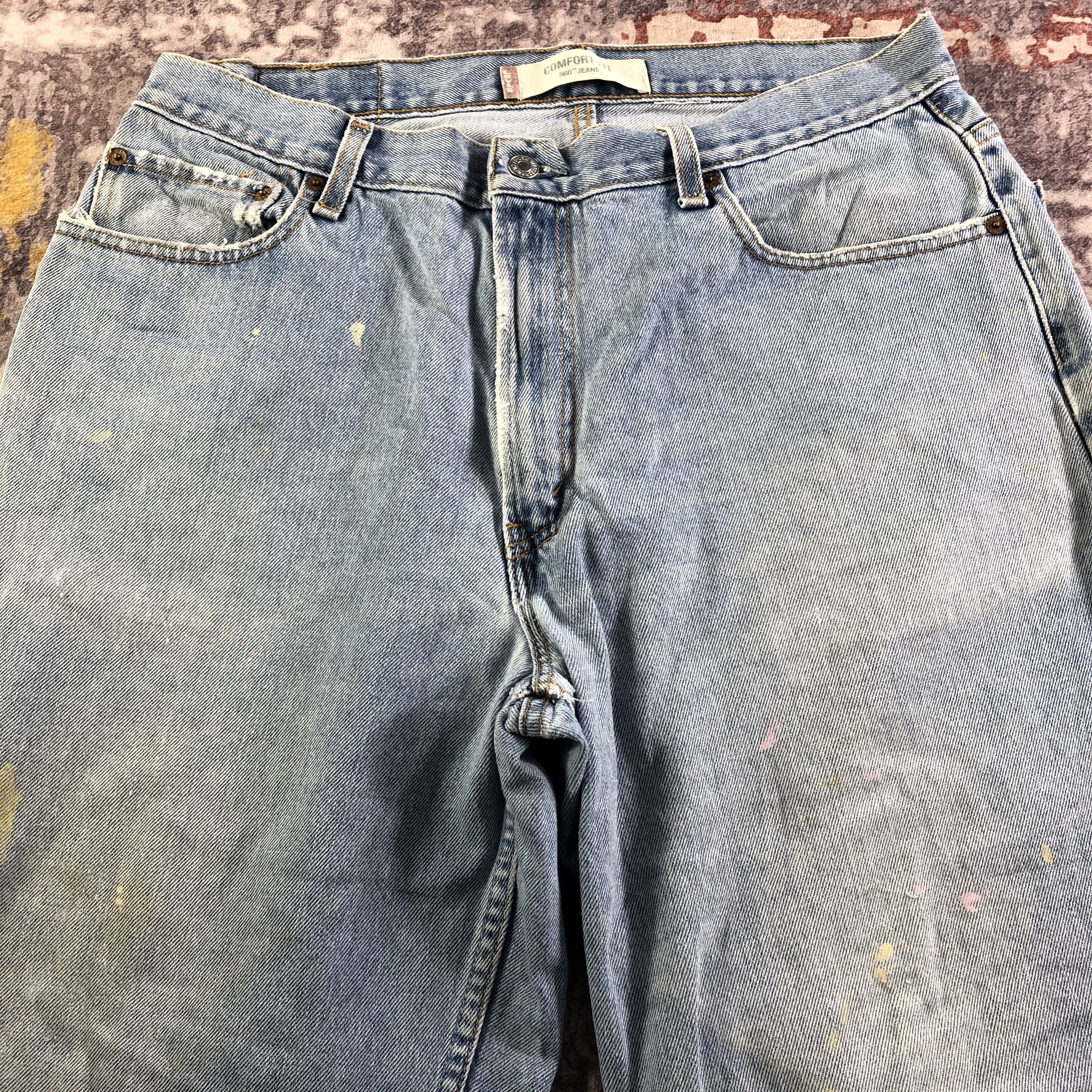 Levi's × Vintage Vintage Light Wash Levis 560 Jeans-JM3418 Size US 36 / EU 52 - 3 Thumbnail