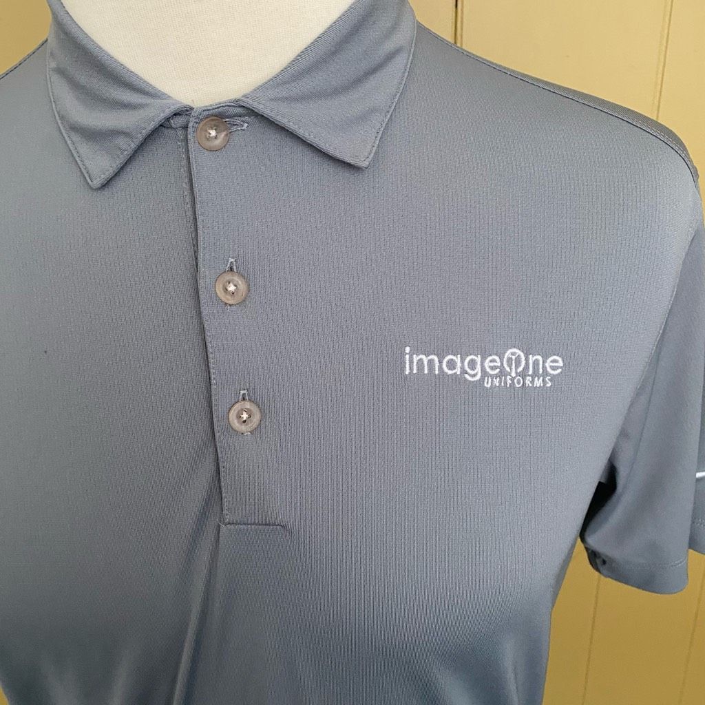Nike Nike Golf men M drifit short sleeve 3 button polo shirt grey Size US M / EU 48-50 / 2 - 2 Thumbnail