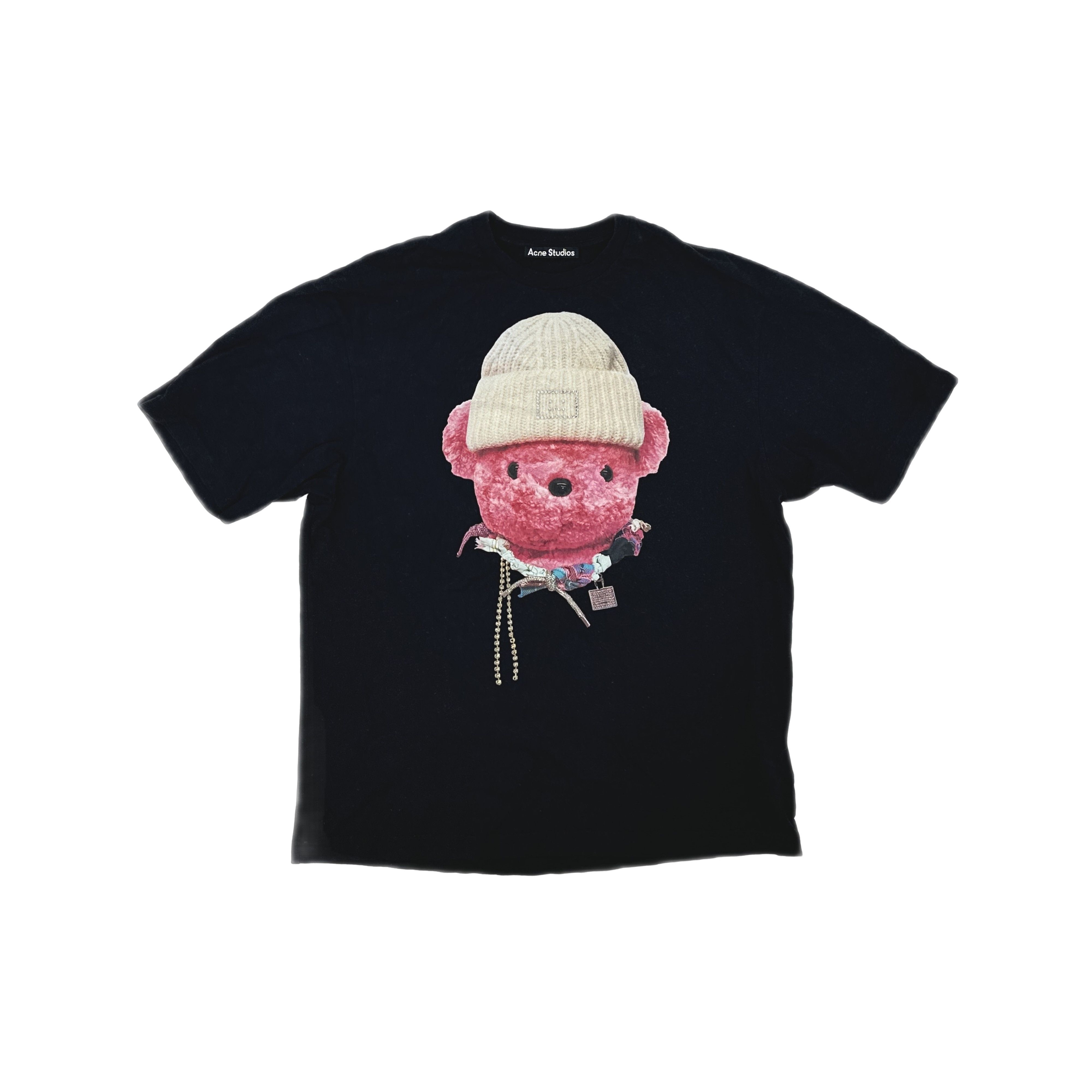 Acne Studios Acne Studios Pink Bear Face T-Shirt M Size US M / EU 48-50 / 2 - 1 Thumbnail
