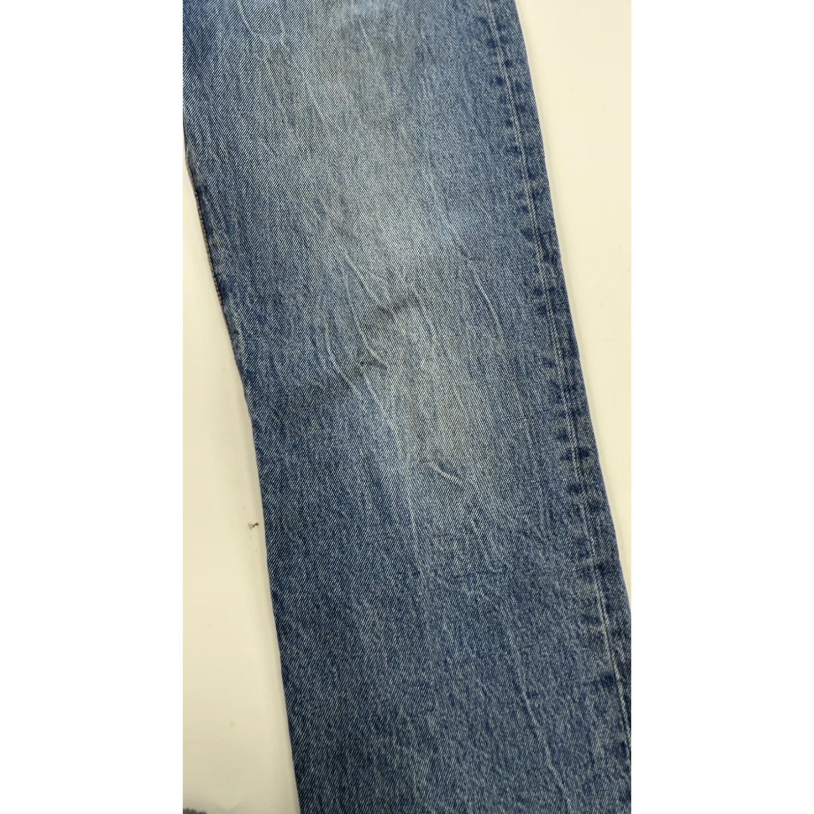 Levi's VINTAGE Levi's 501 Jeans Mens 29x30 Blue Denim Straight Leg Waterless Cotton Classic 90s Size US 29 - 3 Thumbnail