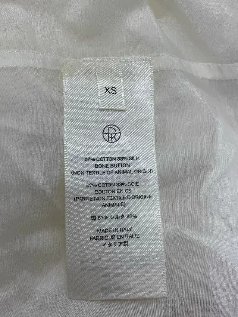 The Row The Row White Lapel Shirt Size XS / US 0-2 / IT 36-38 - 4 Thumbnail