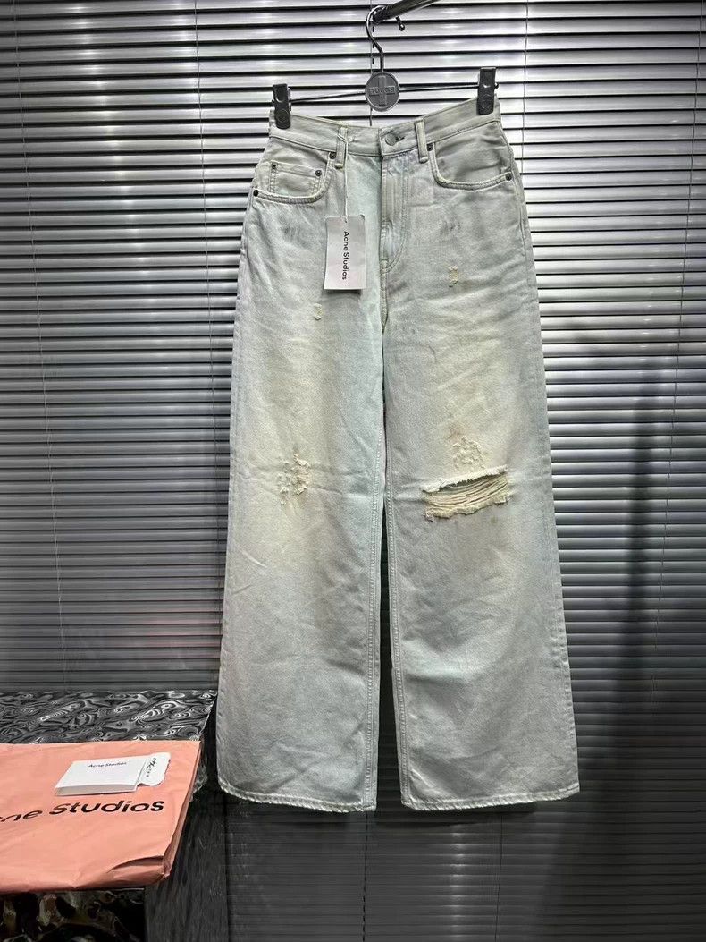 Acne Studios Acne Studios Light Blue Denim Flare Jeans - dmc Size US 26 / EU 42 - 1 Thumbnail