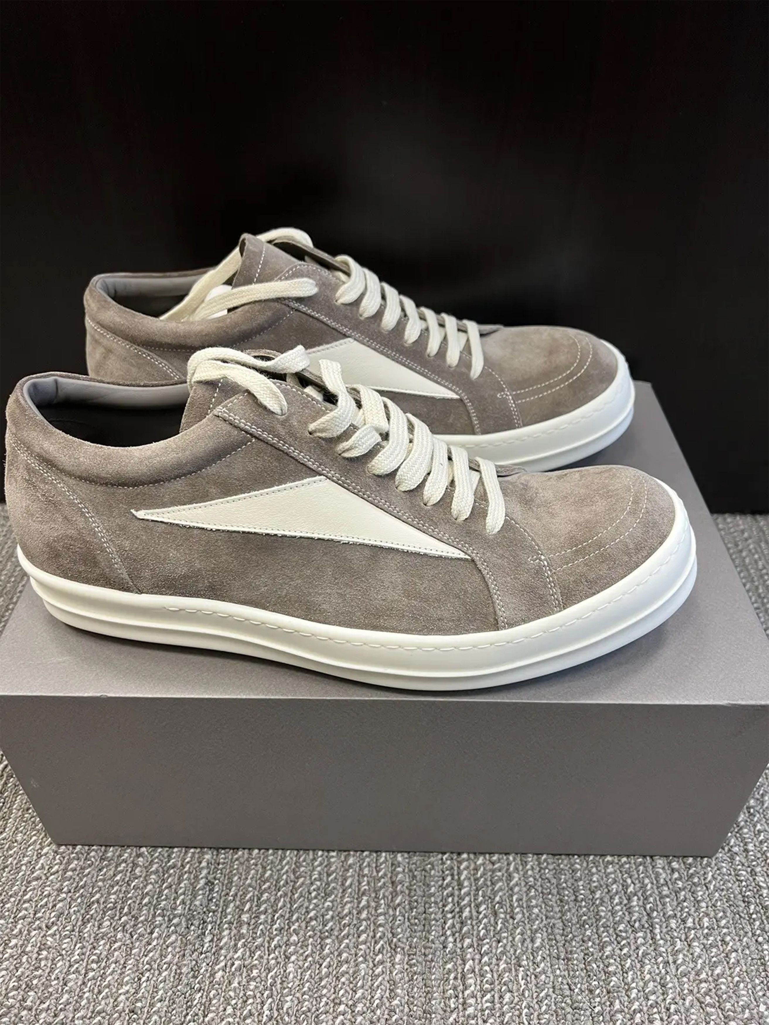 Rick Owens Rick Owens Lido Vintage Sneaker Dust Milk Size US 11 / EU 44 - 1 Thumbnail