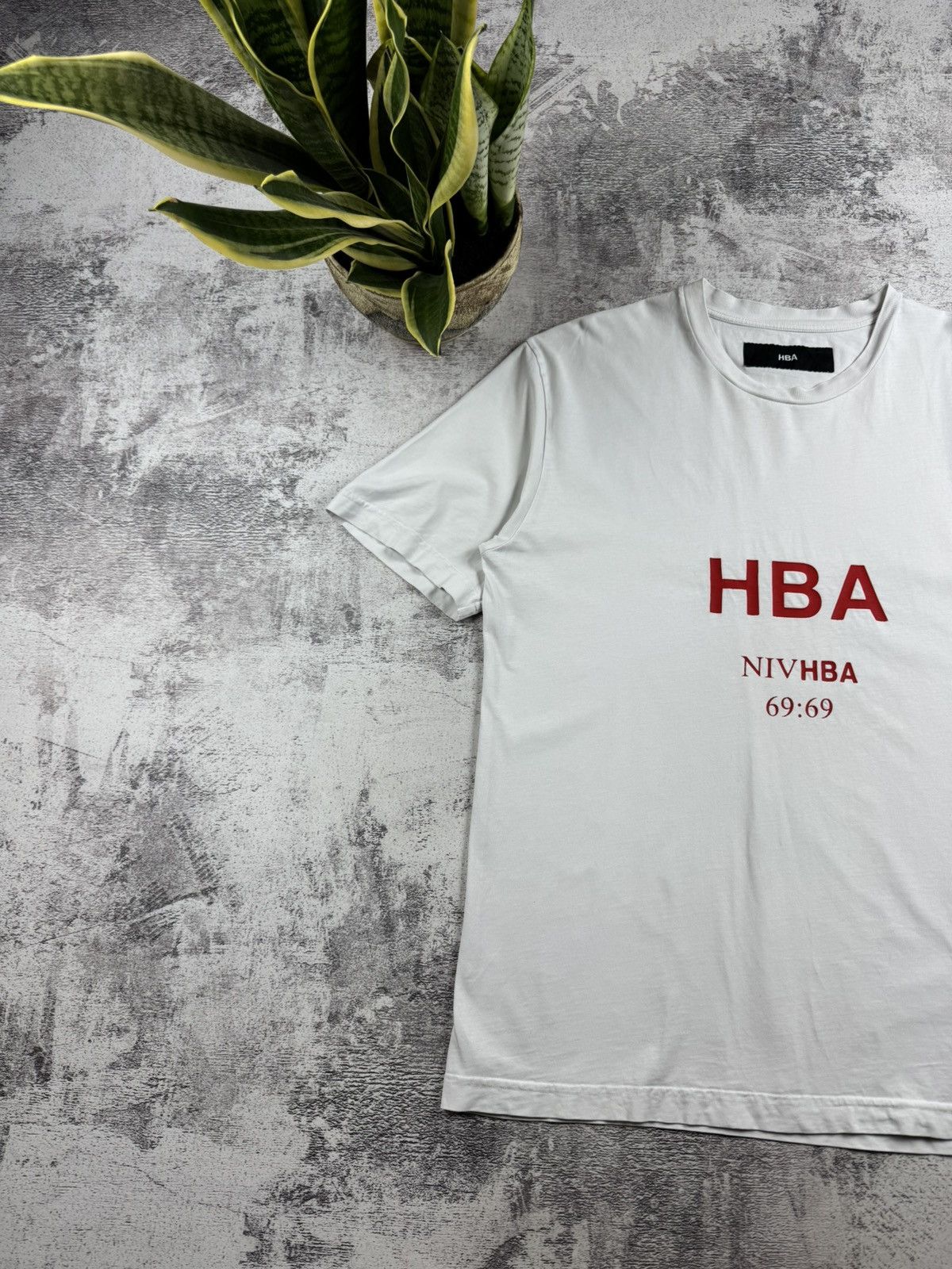 Hood By Air Hood By Air HBA 69:69 Men’s Large White Hip Hop Rap Cotton T Shirt Tee Jersey Size US L / EU 52-54 / 3 - 2 Thumbnail