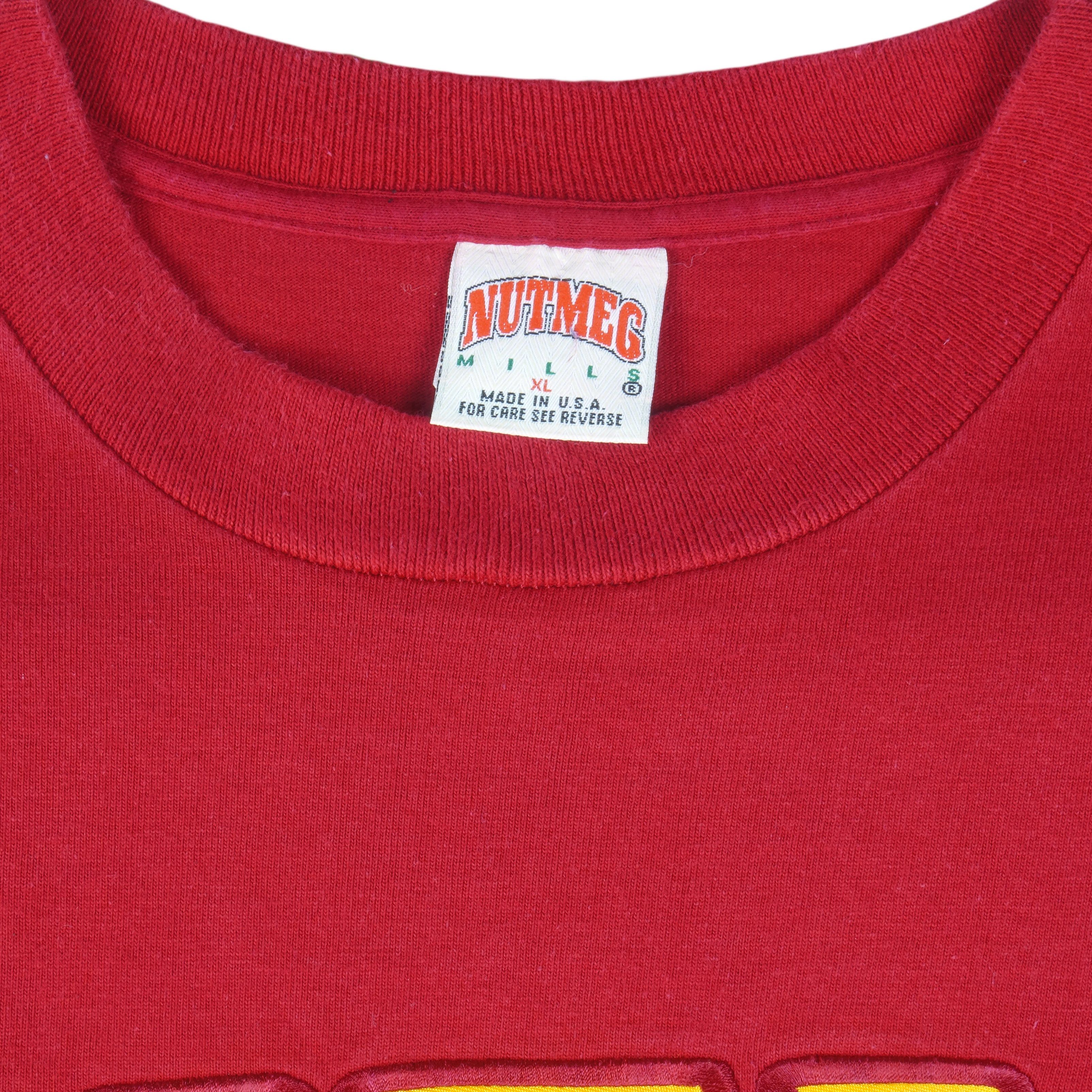 Nutmeg Washington Redskins Embroidered T-Shirt 1990s Size US XL / EU 56 / 4 - 4 Thumbnail