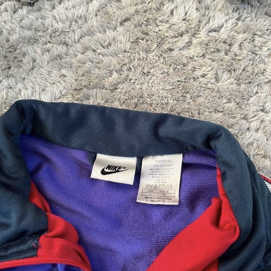 Nike 90s Nike Vintage Retro Oversized Lampass Track Jacket Rare Size US L / EU 52-54 / 3 - 7 Thumbnail