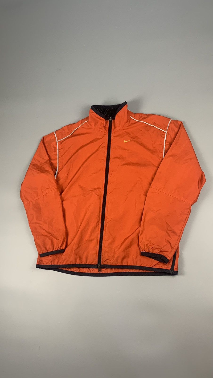 Nike × Vintage Nike vintage track jacket orange swoosh Size US L / EU 52-54 / 3 - 1 Thumbnail