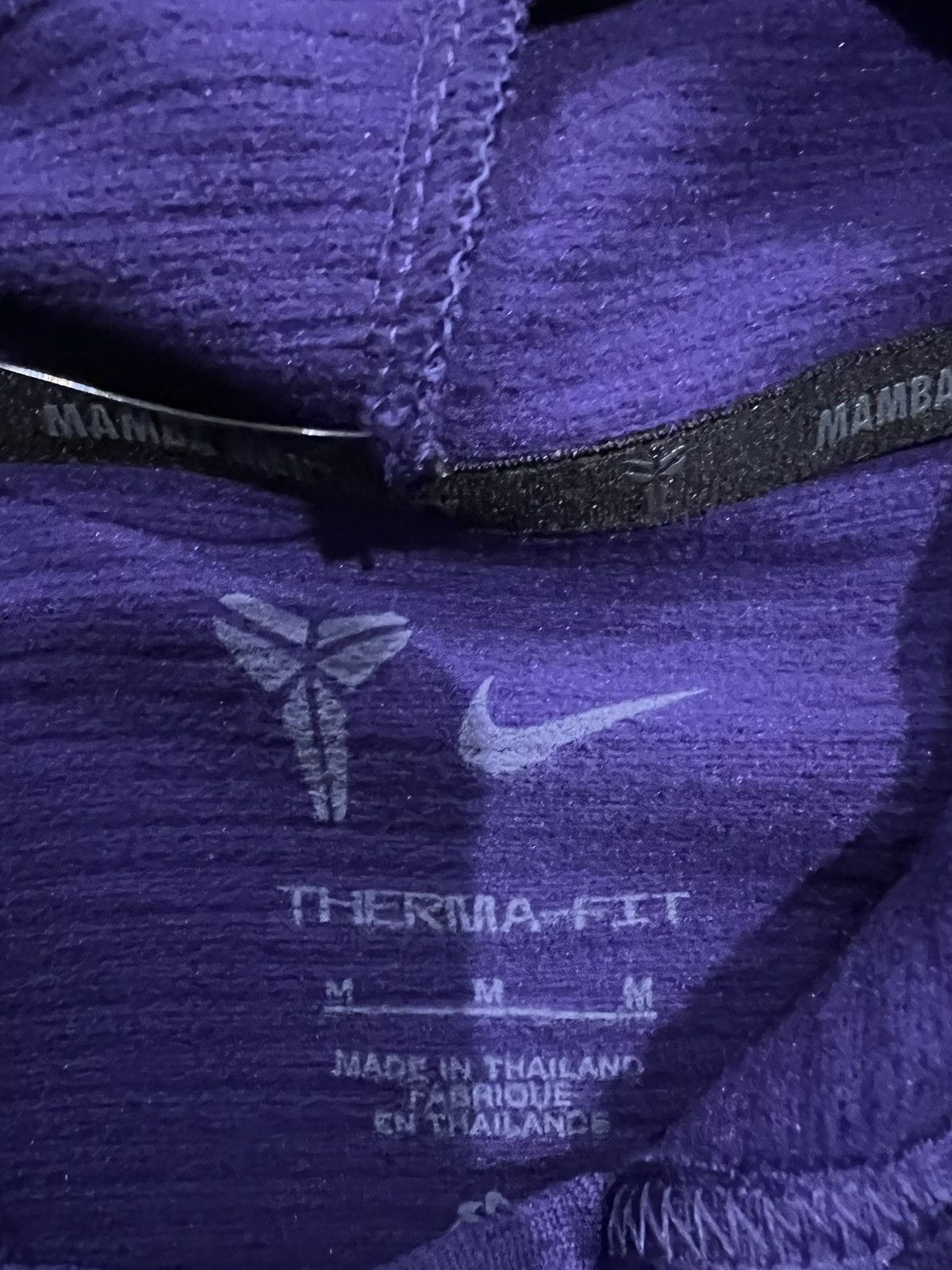 Nike Size M Nike Kobe Bryant Therma-FIT Purple Pullover Hoodie Size US M / EU 48-50 / 2 - 5 Thumbnail