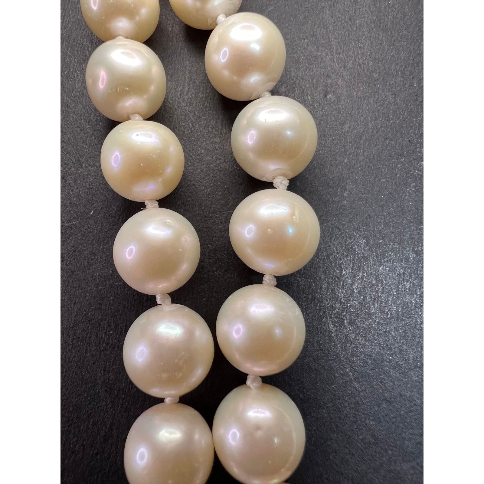 Other 10-11mm cultured pearl 36 in necklace with 925 silver clasp Size ONE SIZE - 14 Thumbnail