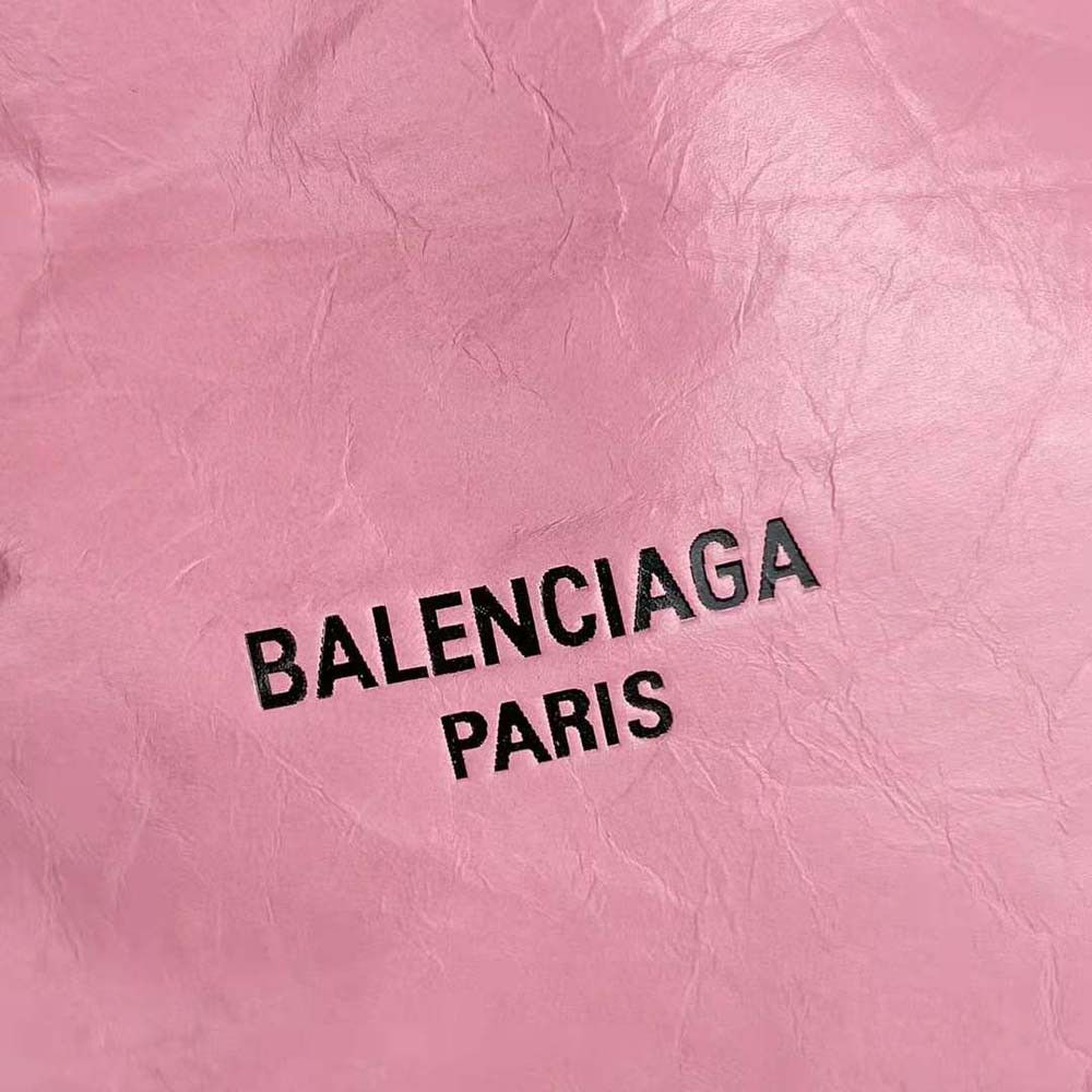 Balenciaga o1mt1gz0824 Size: OS / Crush Small Tote Bag in Pink Size ONE SIZE - 5 Thumbnail