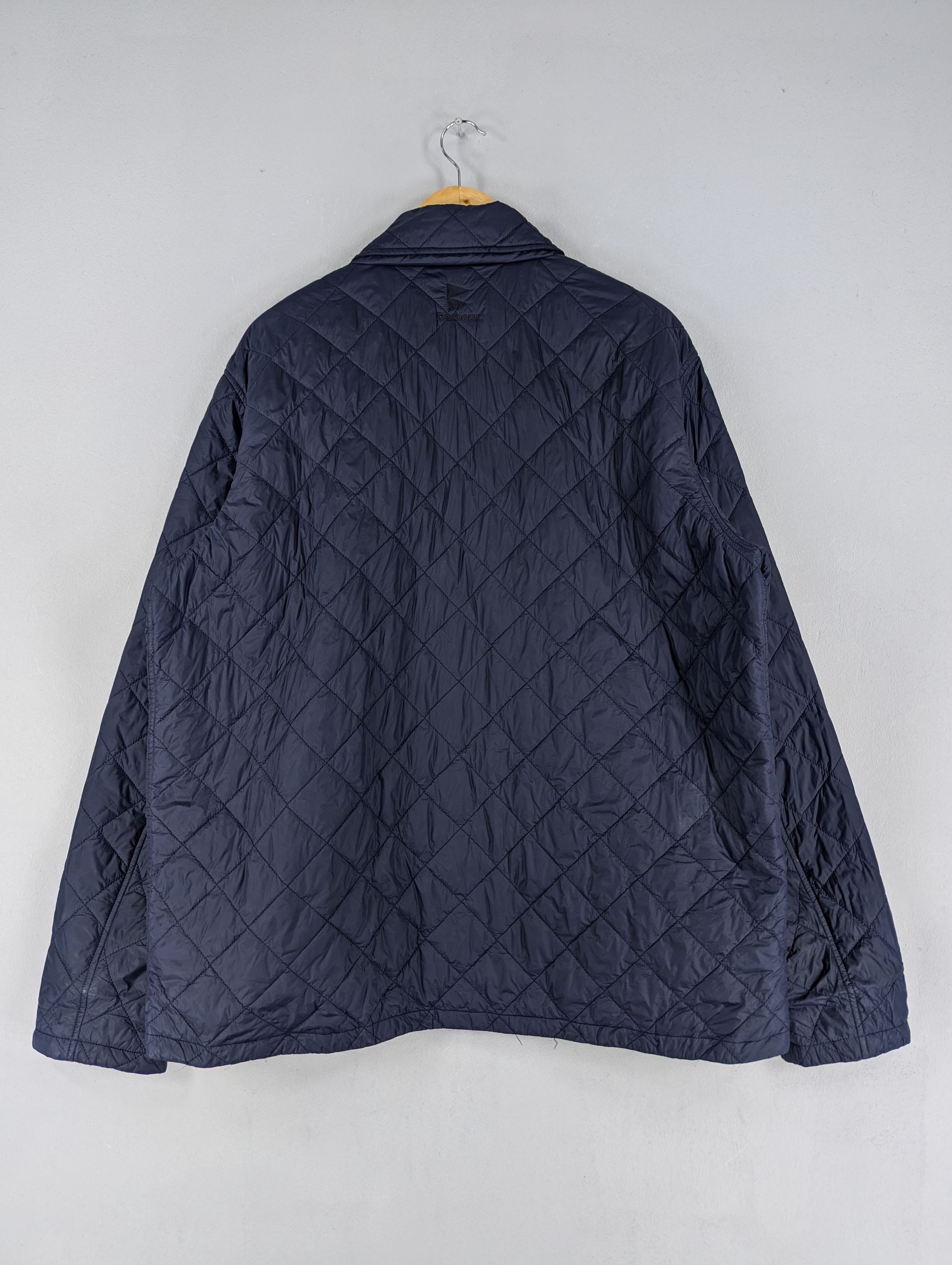 Barbour Barbour Soval Quilted Navy Button Jacket Size US XXL / EU 58 / 5 - 15 Thumbnail