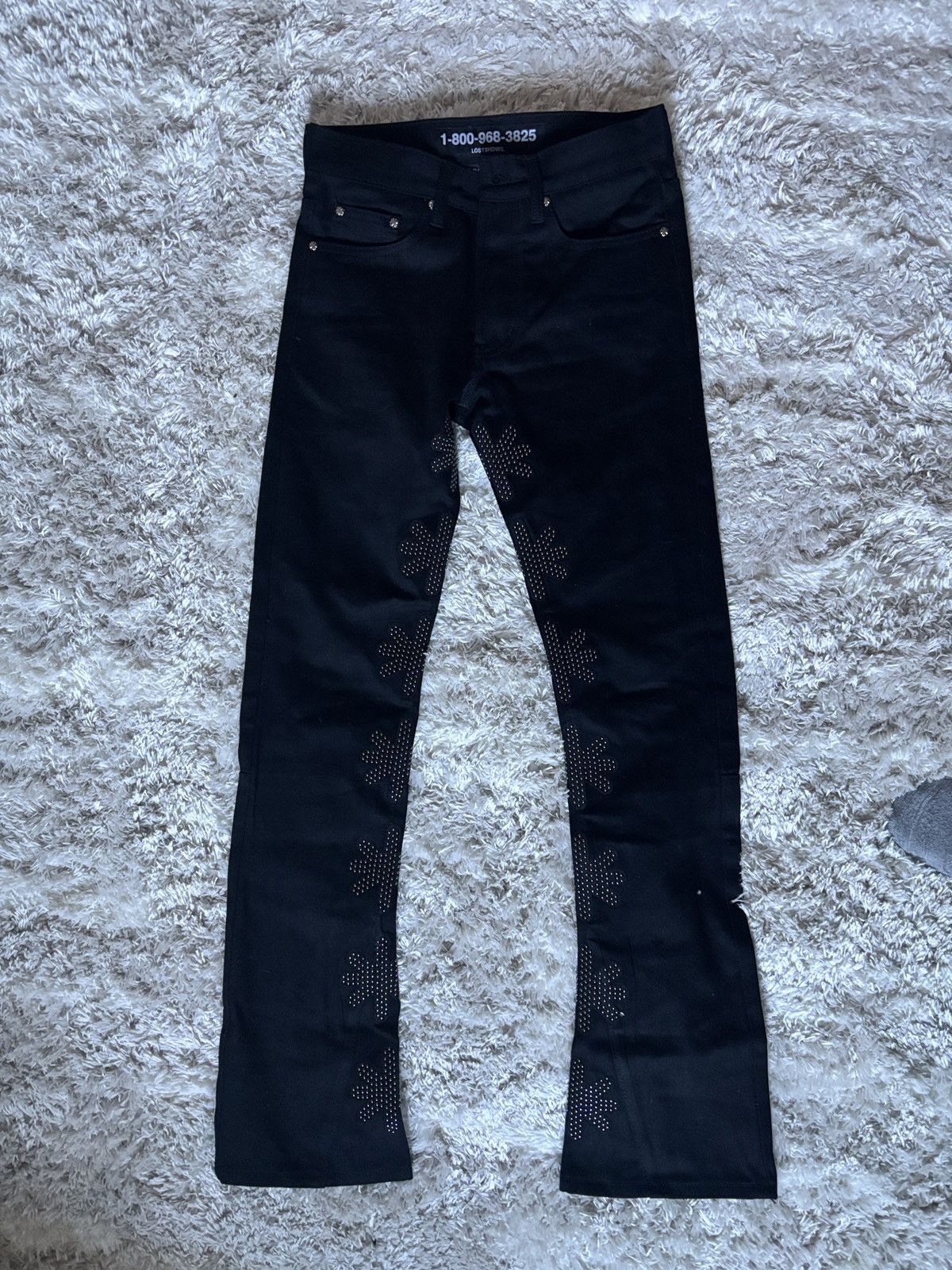 LOSTSHDWS Lost Shadows Stubbed Denim Jeans Size US 28 / EU 44 - 1 Thumbnail