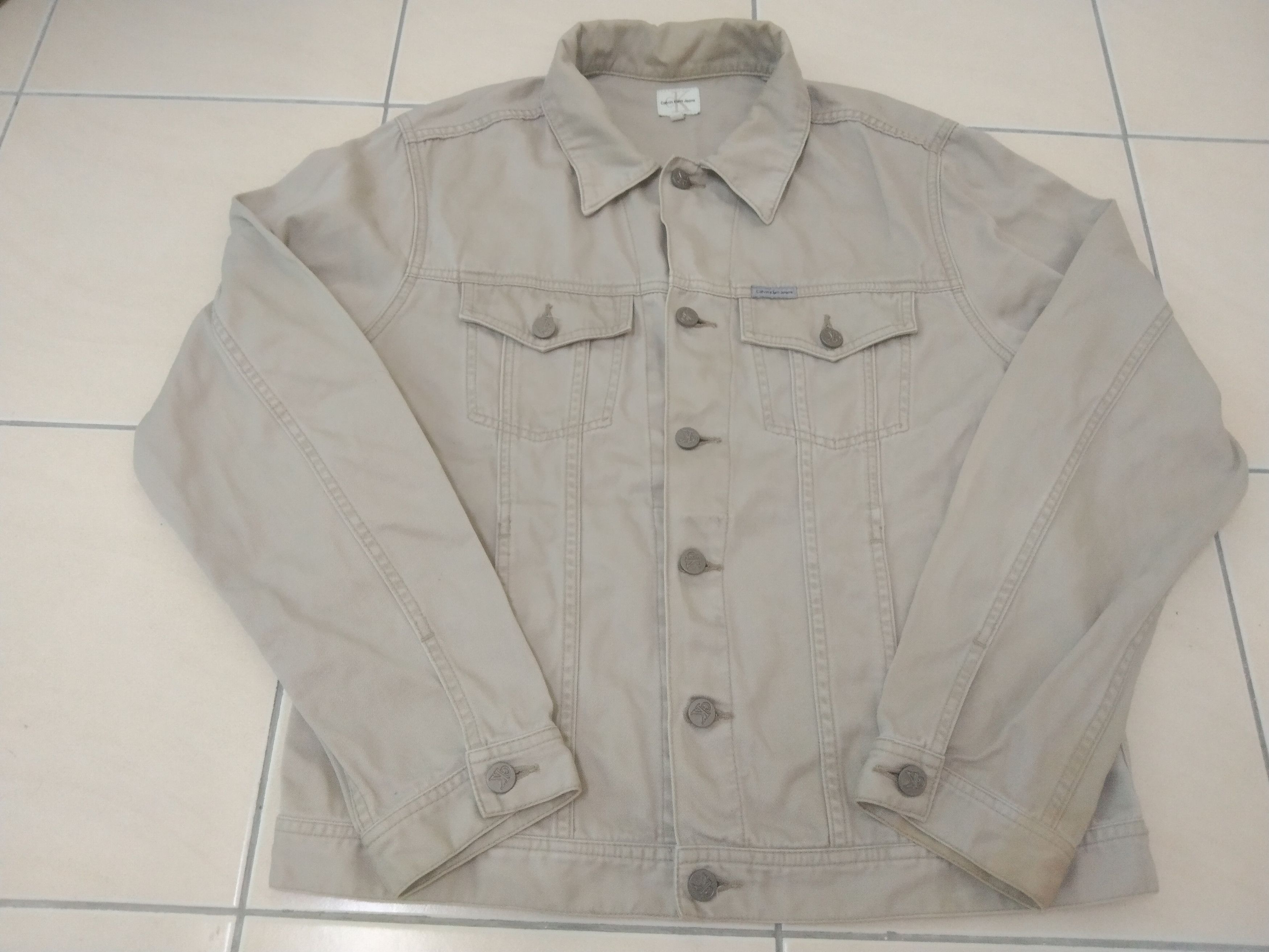 Calvin Klein Vintage Calvin Klein Denim Jacket Size US L / EU 52-54 / 3 - 1 Thumbnail