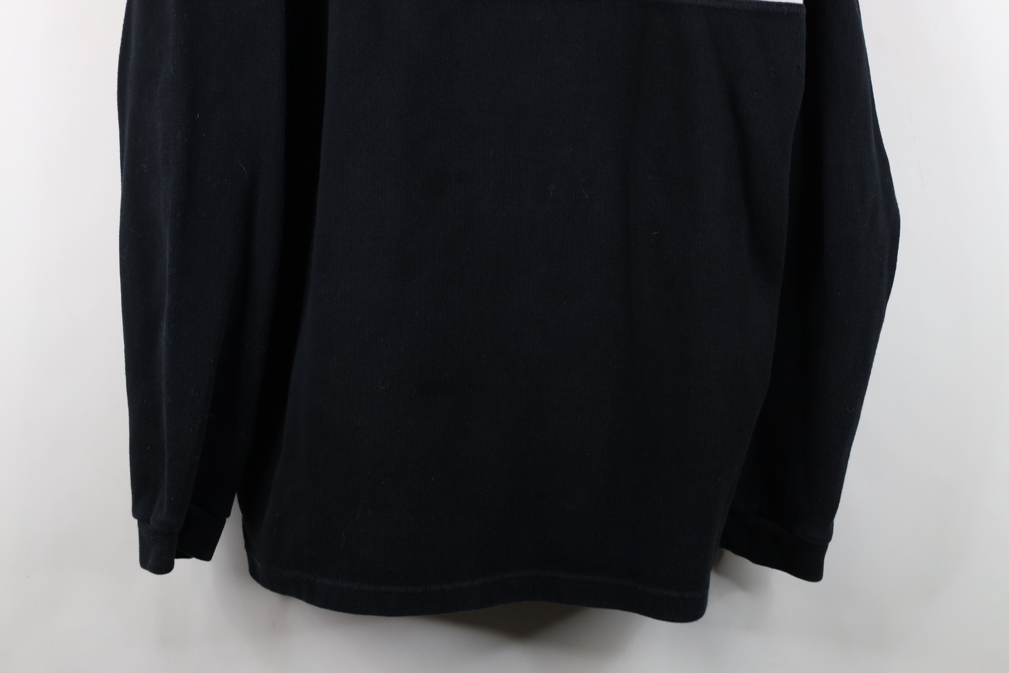 Hard Rock Cafe Vintage 90s Hard Rock Cafe Chicago Knit Long Sleeve T-Shirt Size US L / EU 52-54 / 3 - 3 Thumbnail