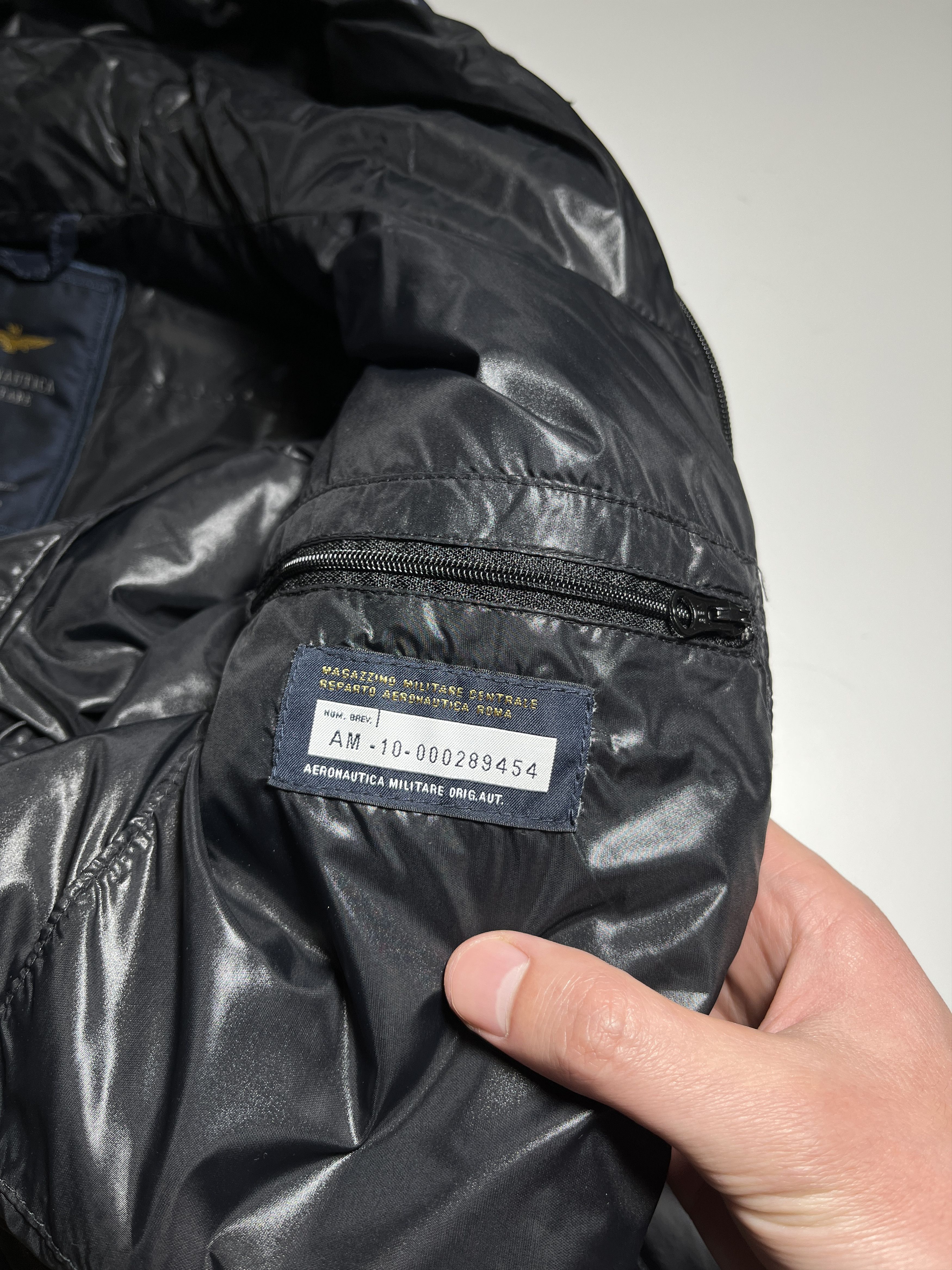 Aeronautica Militare Aeronautica Militare Military Navy Down Jacket Size S Size US S / EU 44-46 / 1 - 18 Thumbnail