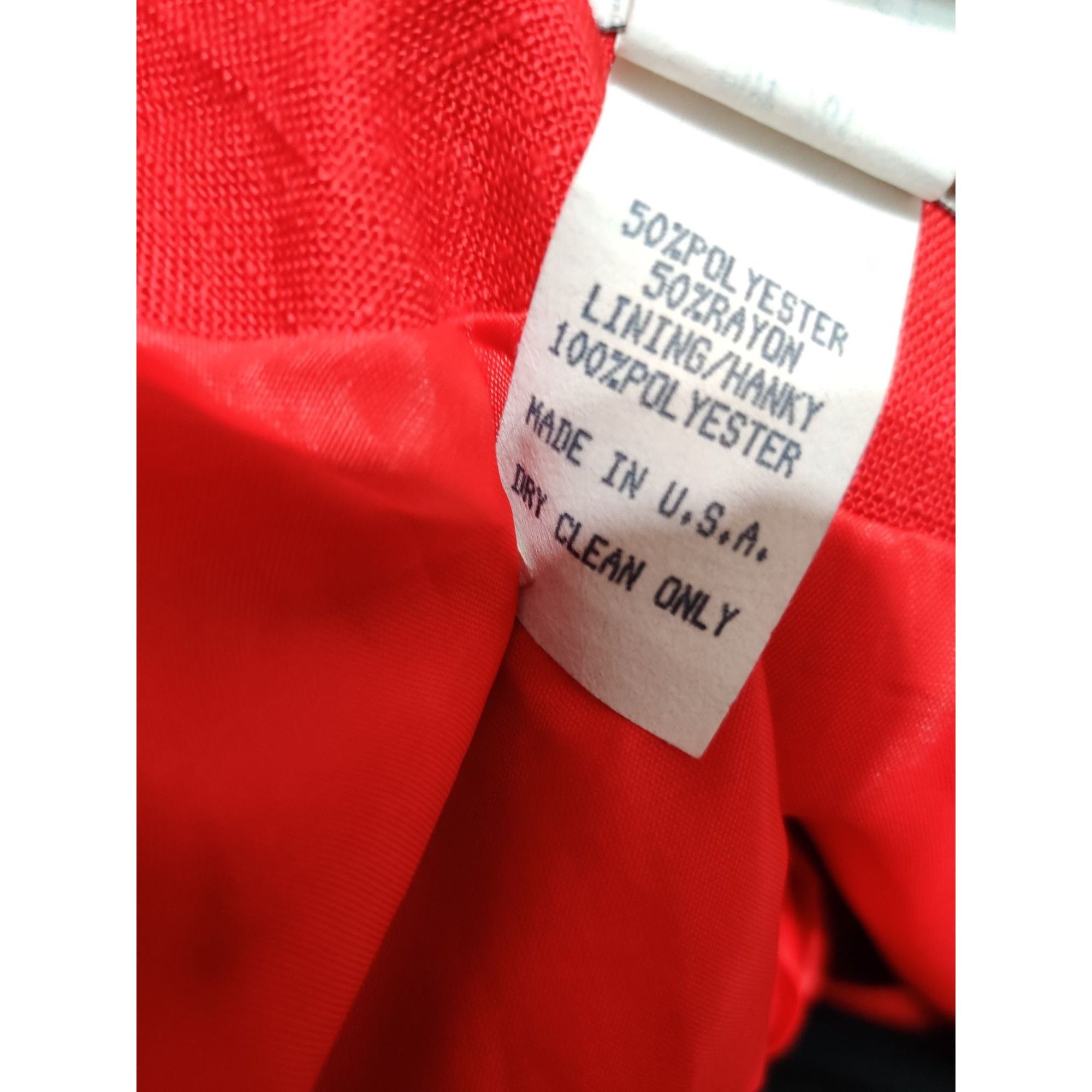 Vintage Vintage Jacqueline Ferrar Sport Red Blazer Size 4 Petite Dou Size S / US 4 / IT 40 - 9 Thumbnail